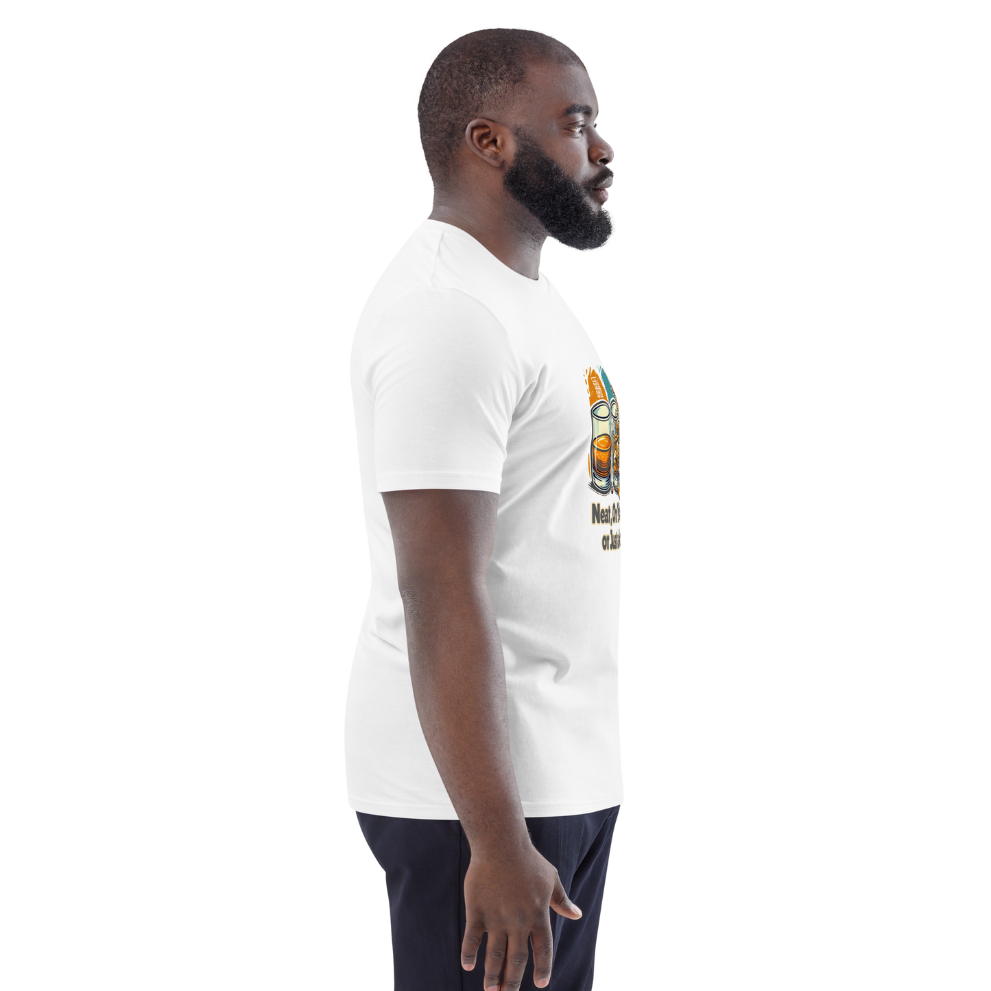 Cellar 8T Whisky - Neat - Unisex Organic Cotton T-Shirt image 3
