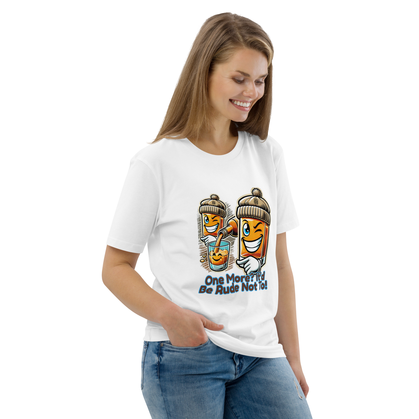Cellar 8T Whisky - One More - Unisex Organic Cotton T-Shirt image 5