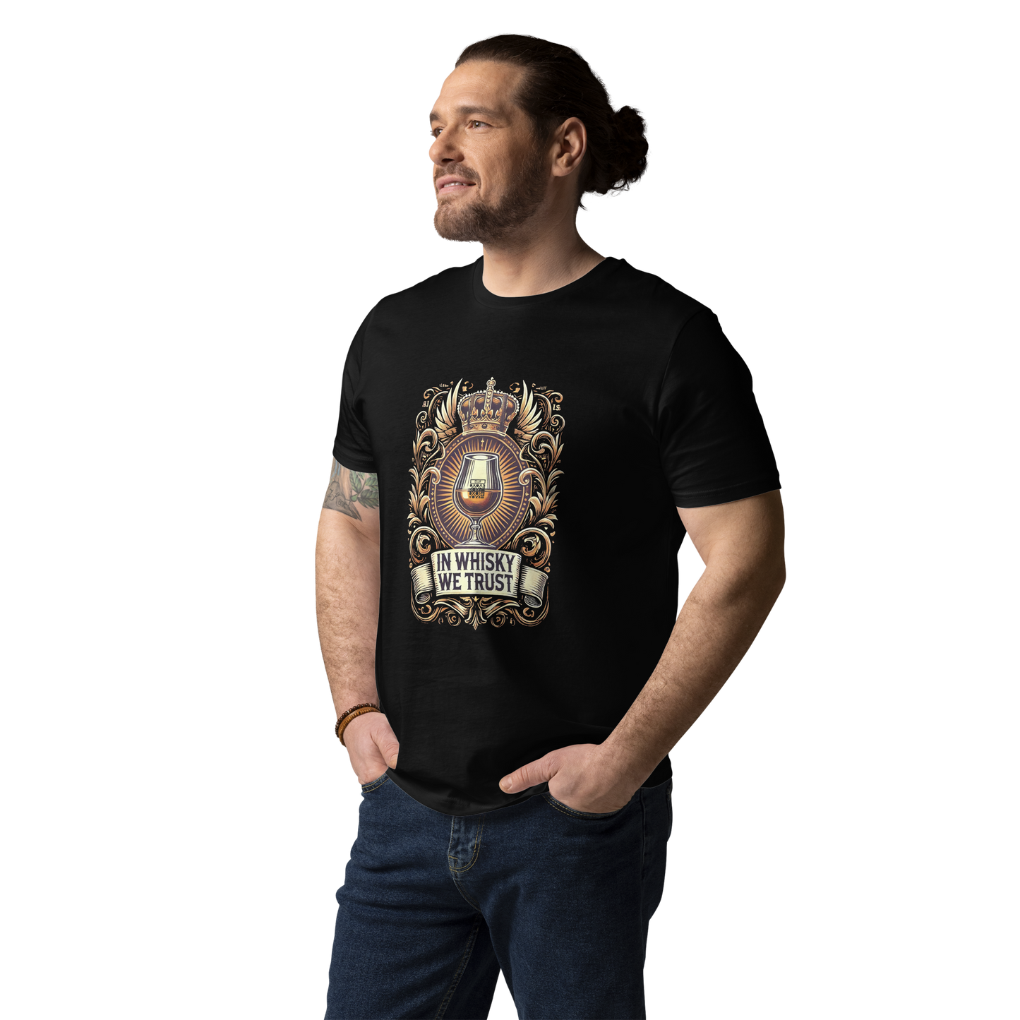 Cellar 8T Whisky - Trust - Unisex Organic Cotton T-Shirt image 0