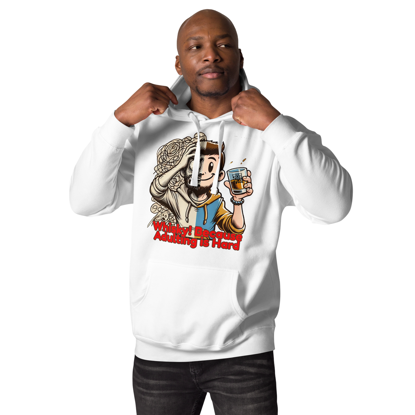 Cellar 8T Whisky - Adulting - Unisex Hoodie image 19