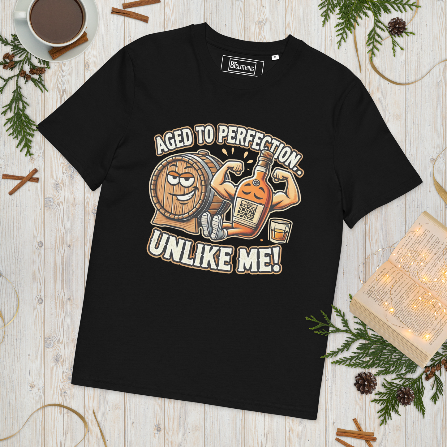 Cellar 8T Whisky - Aged - Unisex Organic Cotton T-Shirt image 22