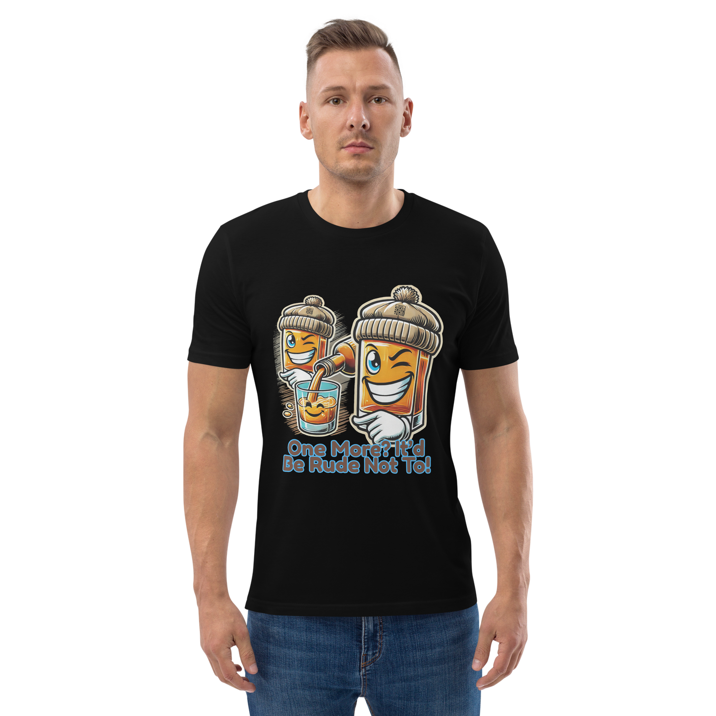 Cellar 8T Whisky - One More - Unisex Organic Cotton T-Shirt image 6