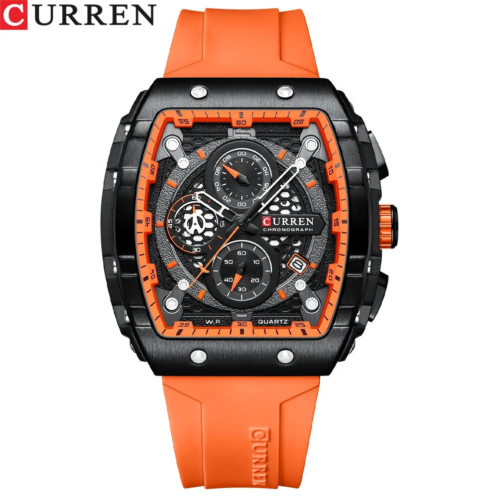 CURREN 8442 - Mens Sports Chronograph Watch