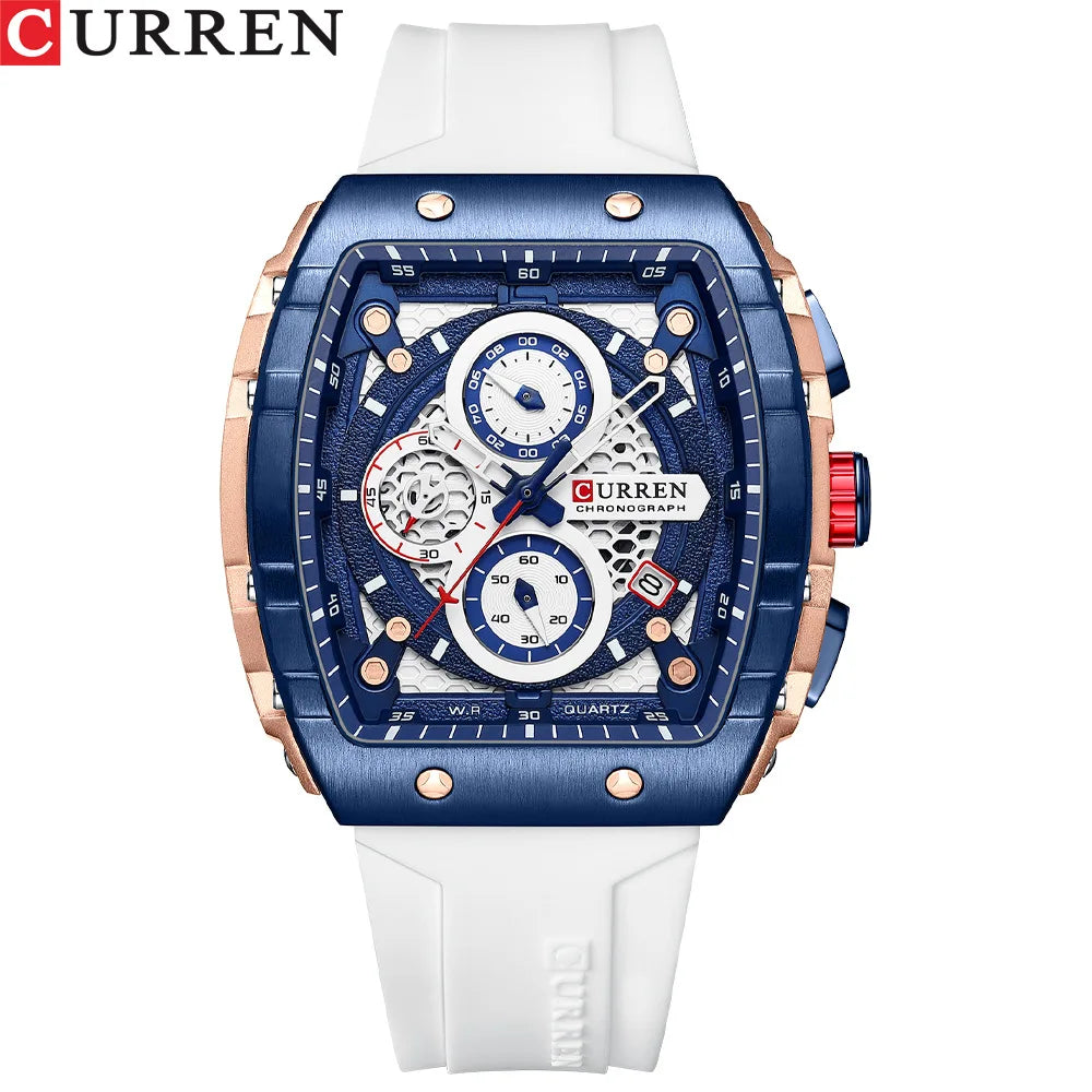 CURREN 8442 - Mens Sports Chronograph Watch