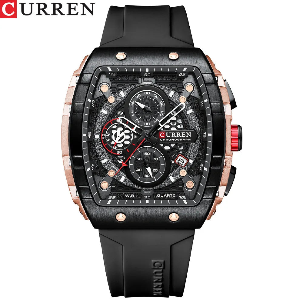 CURREN 8442 - Mens Sports Chronograph Watch