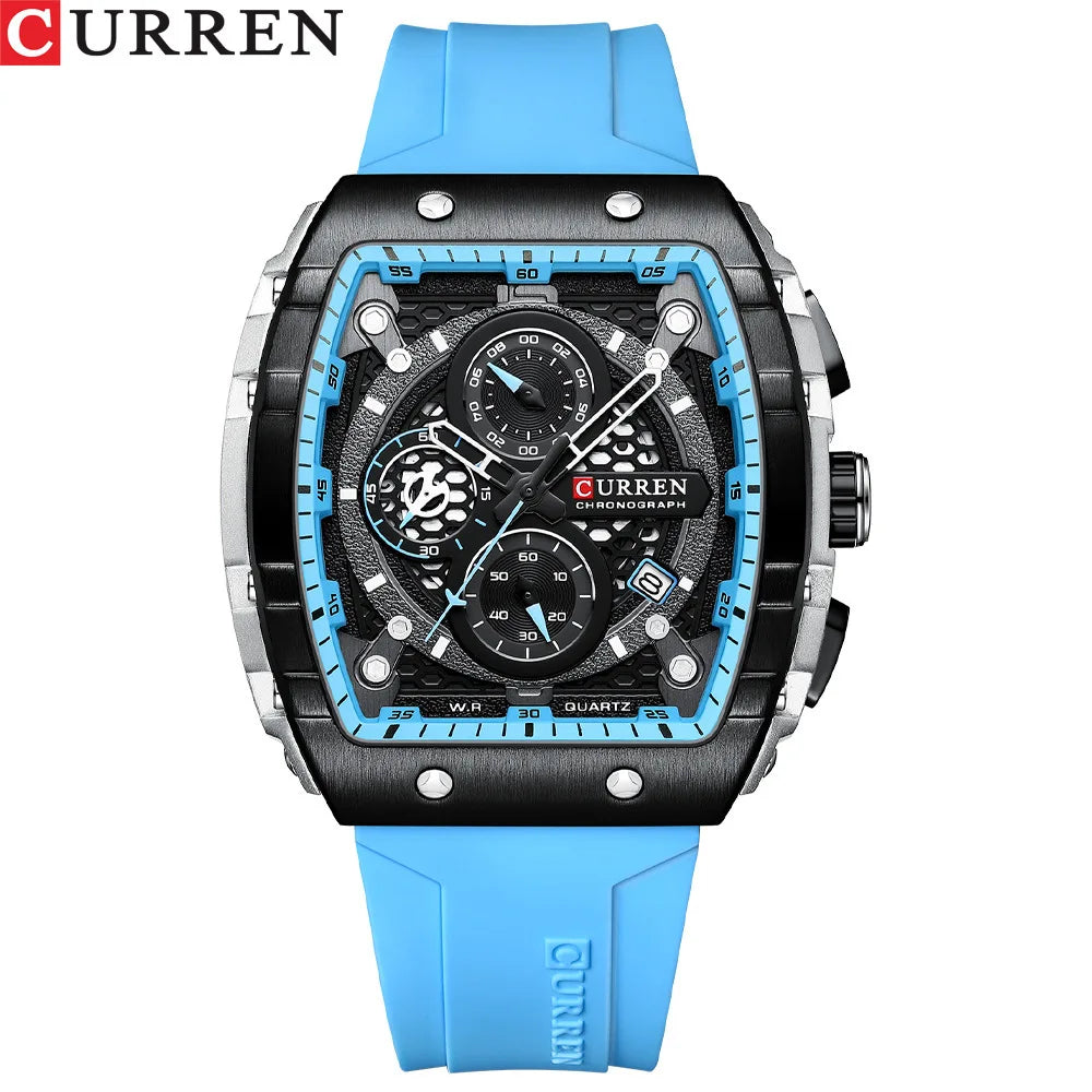 CURREN 8442 - Mens Sports Chronograph Watch