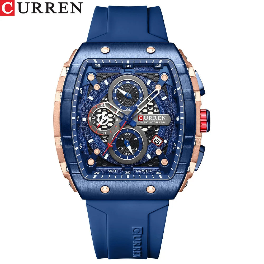 CURREN 8442 - Mens Sports Chronograph Watch