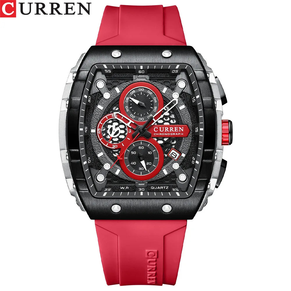 CURREN 8442 - Mens Sports Chronograph Watch