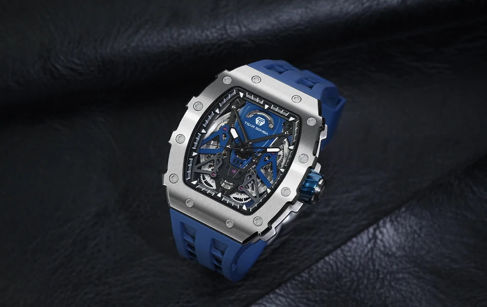 TSAR BOMBA – Carbon Fiber Automatic Men’s Watch (Model TB-8207)