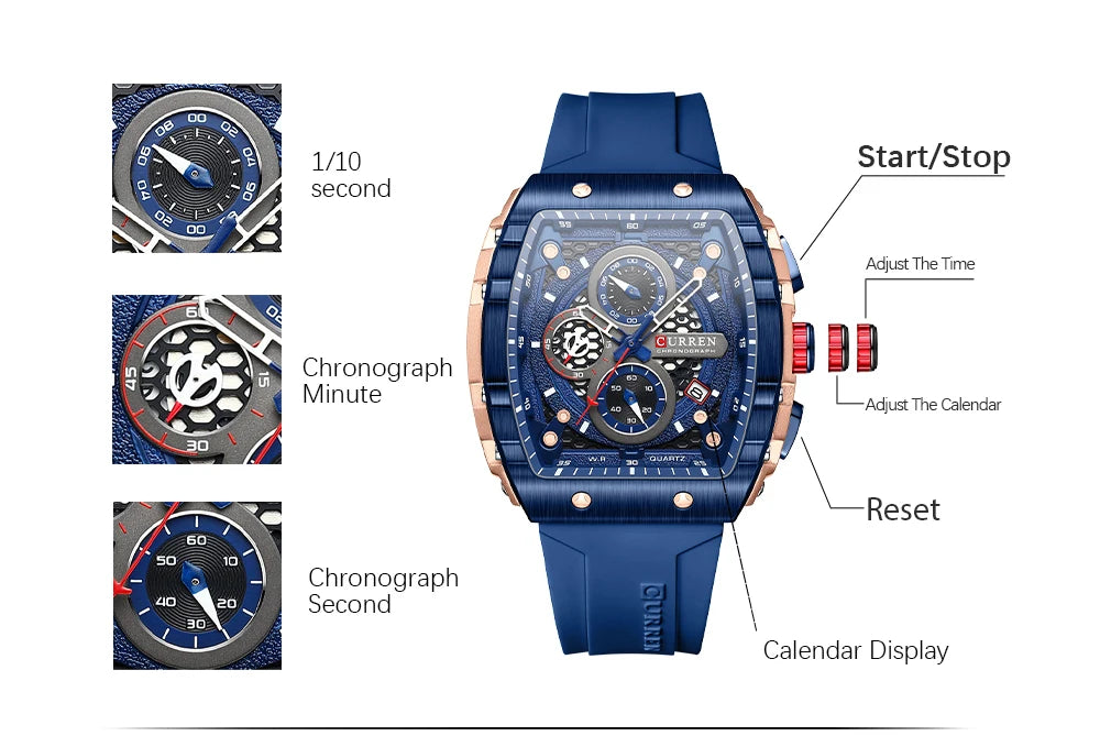 Curren - Quartz Chronograph Watch