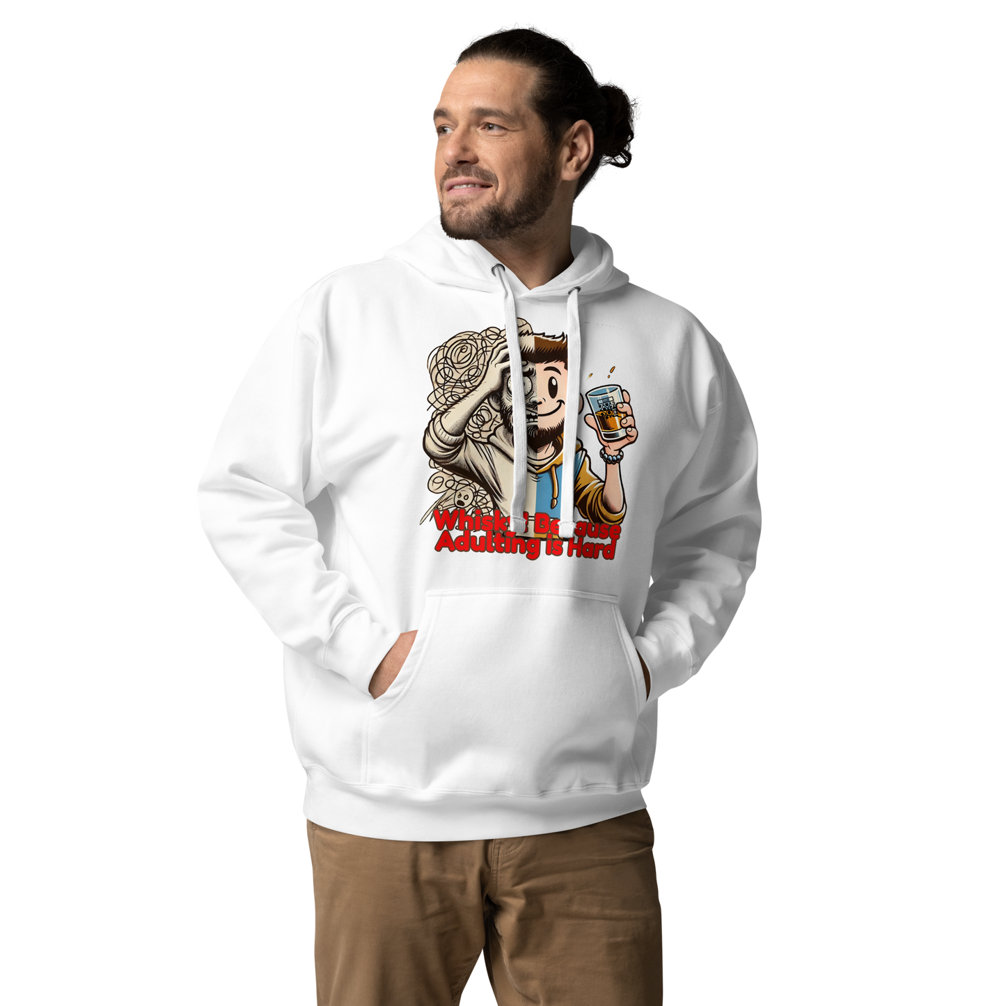 Cellar 8T Whisky - Adulting - Unisex Hoodie image 12