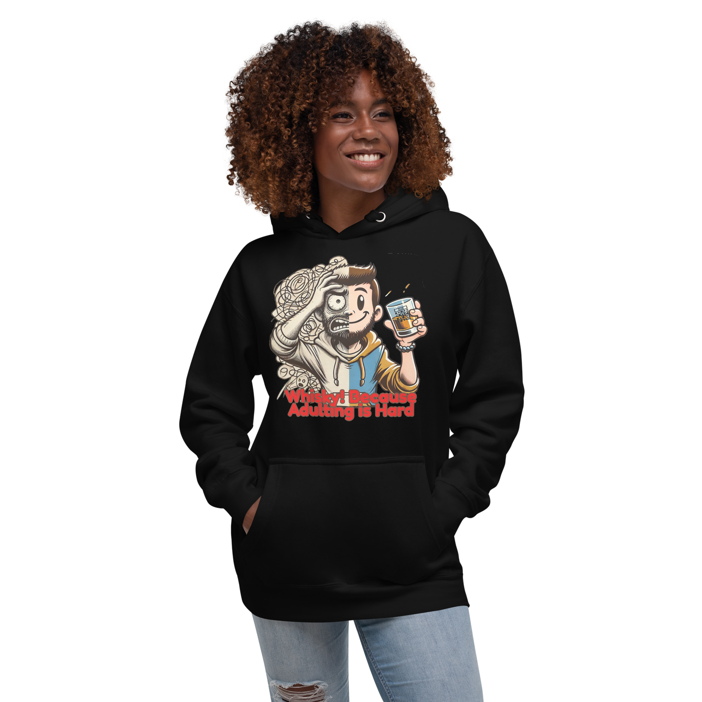 Cellar 8T Whisky - Adulting - Unisex Hoodie image 24