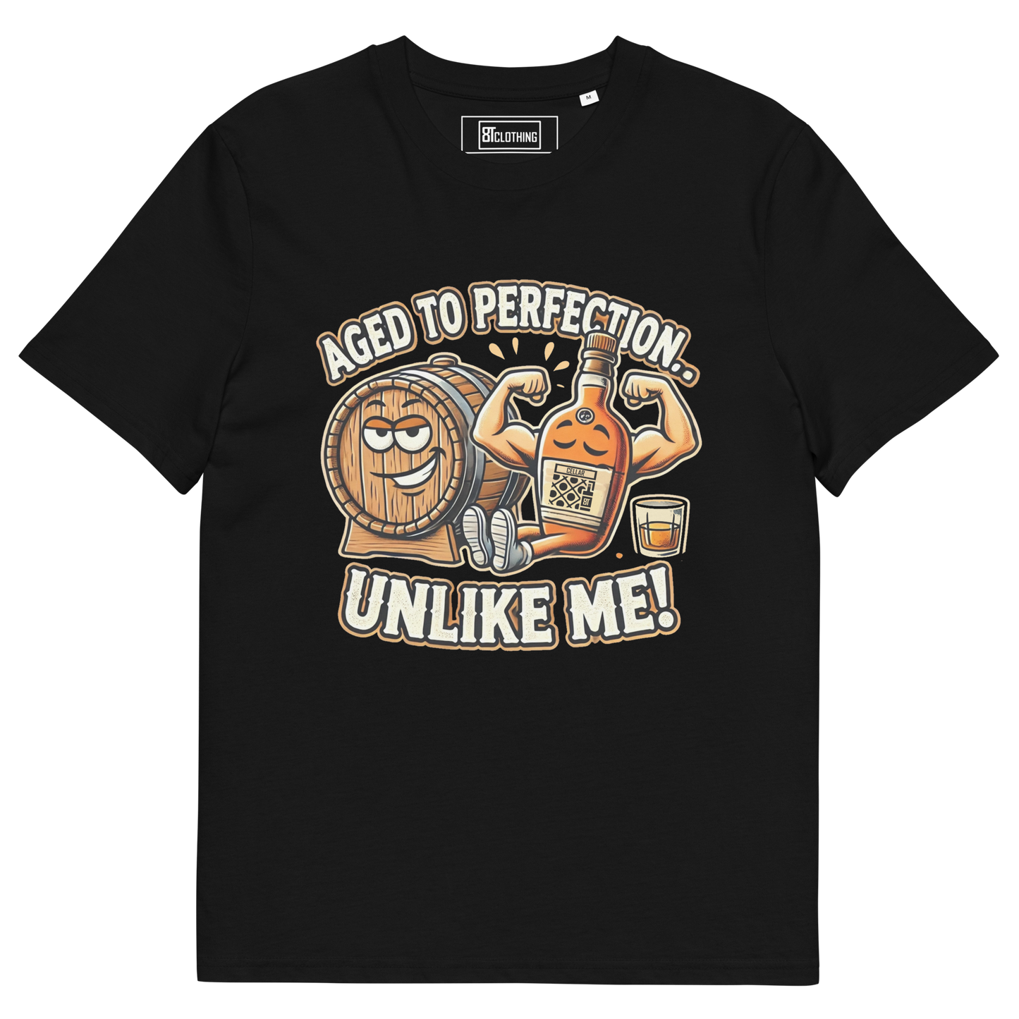 Cellar 8T Whisky - Aged - Unisex Organic Cotton T-Shirt image 18
