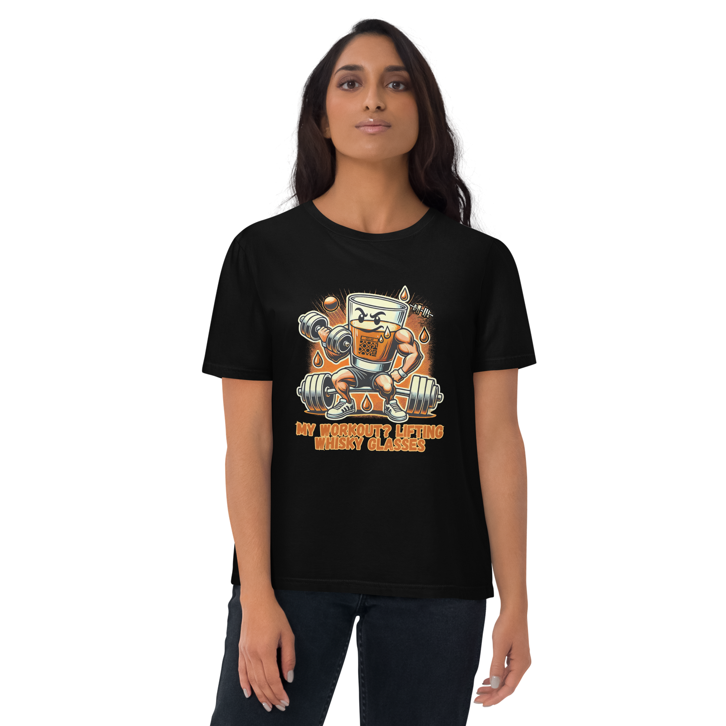 Cellar 8T Whisky - Workout - Unisex Organic Cotton T-Shirt image 20