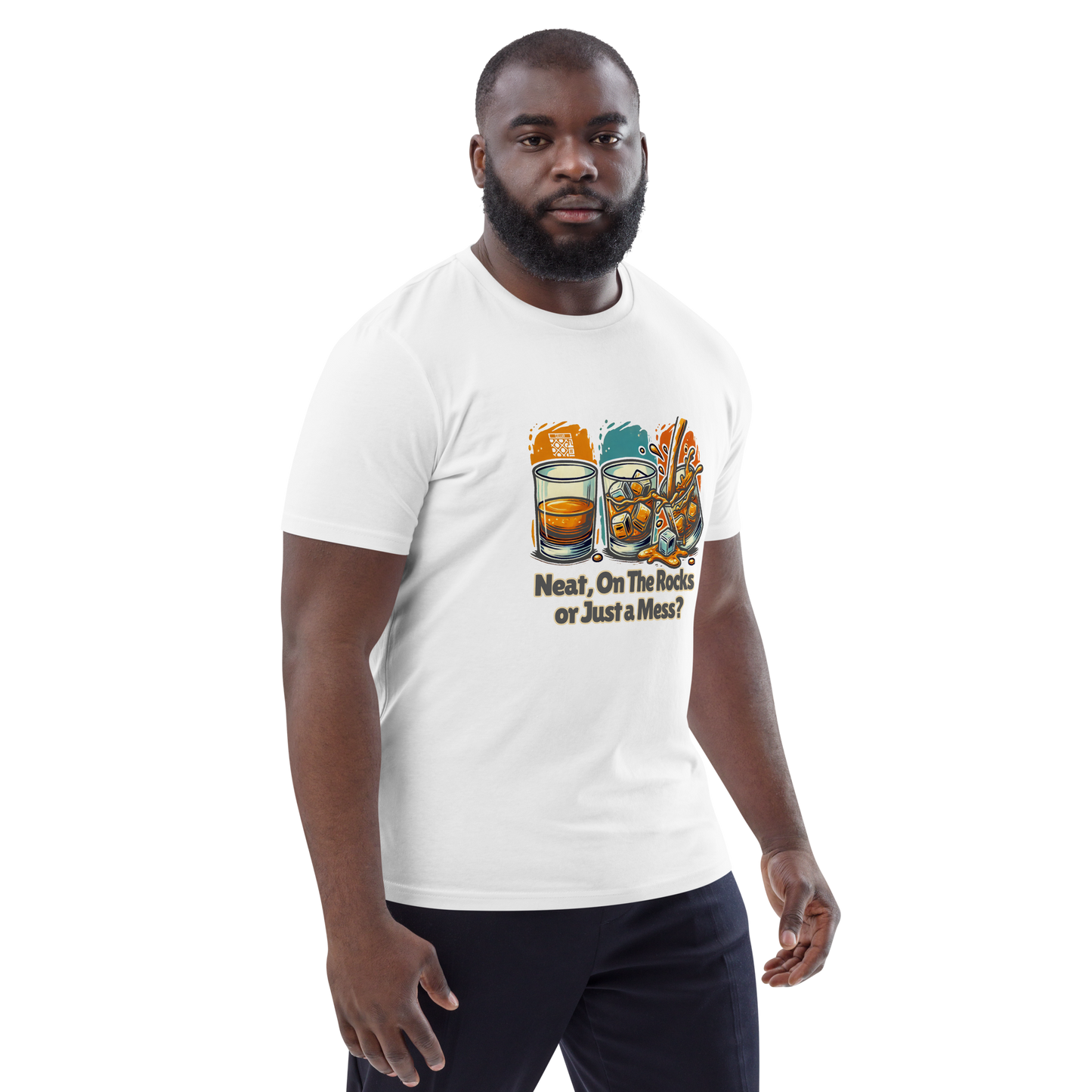 Cellar 8T Whisky - Neat - Unisex Organic Cotton T-Shirt image 2