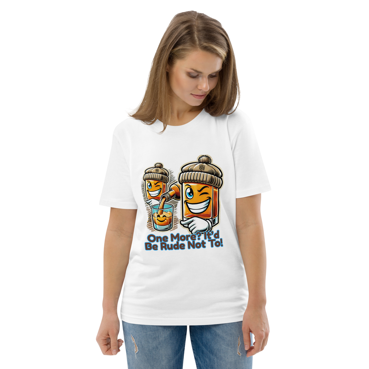Cellar 8T Whisky - One More - Unisex Organic Cotton T-Shirt image 7