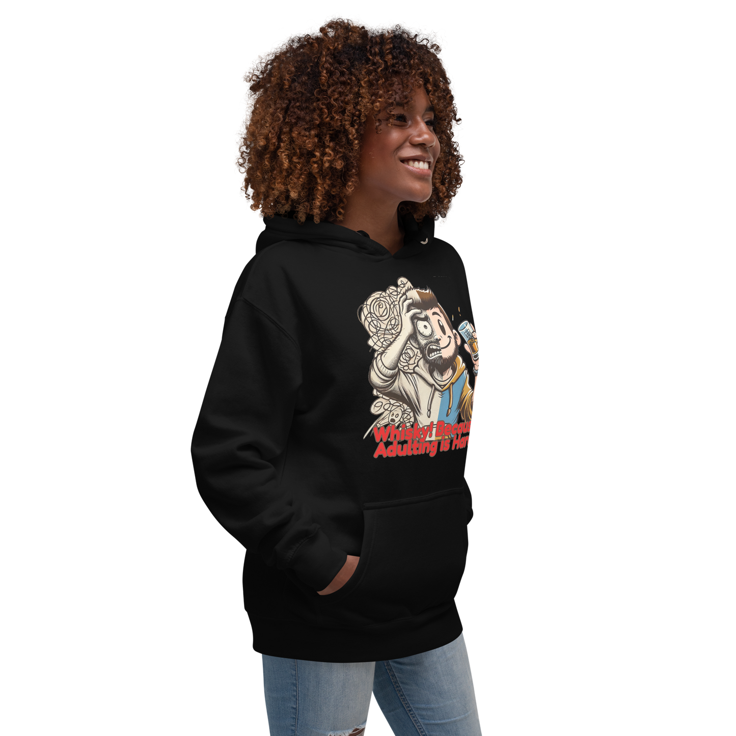 Cellar 8T Whisky - Adulting - Unisex Hoodie image 21