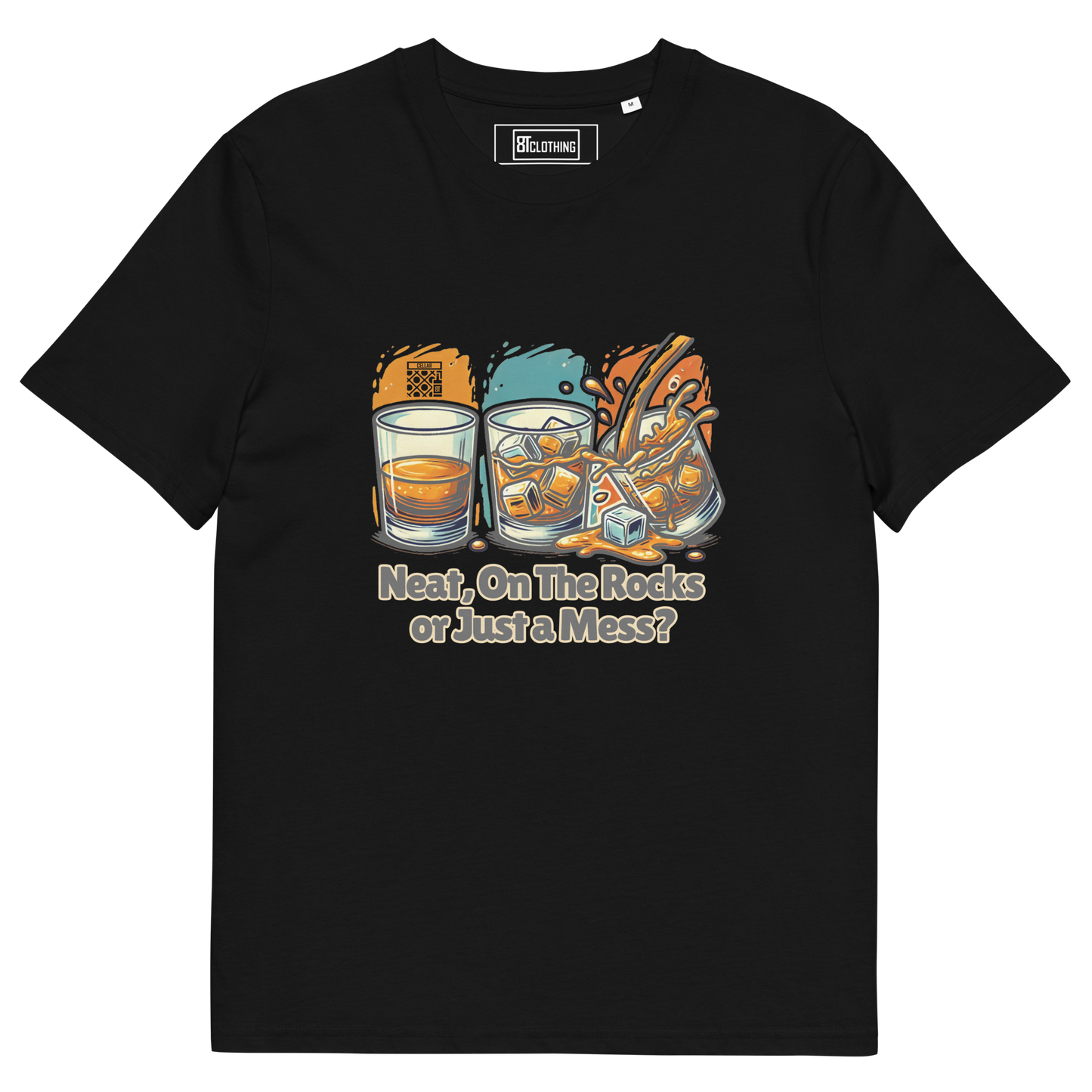 Cellar 8T Whisky - Neat - Unisex Organic Cotton T-Shirt image 21