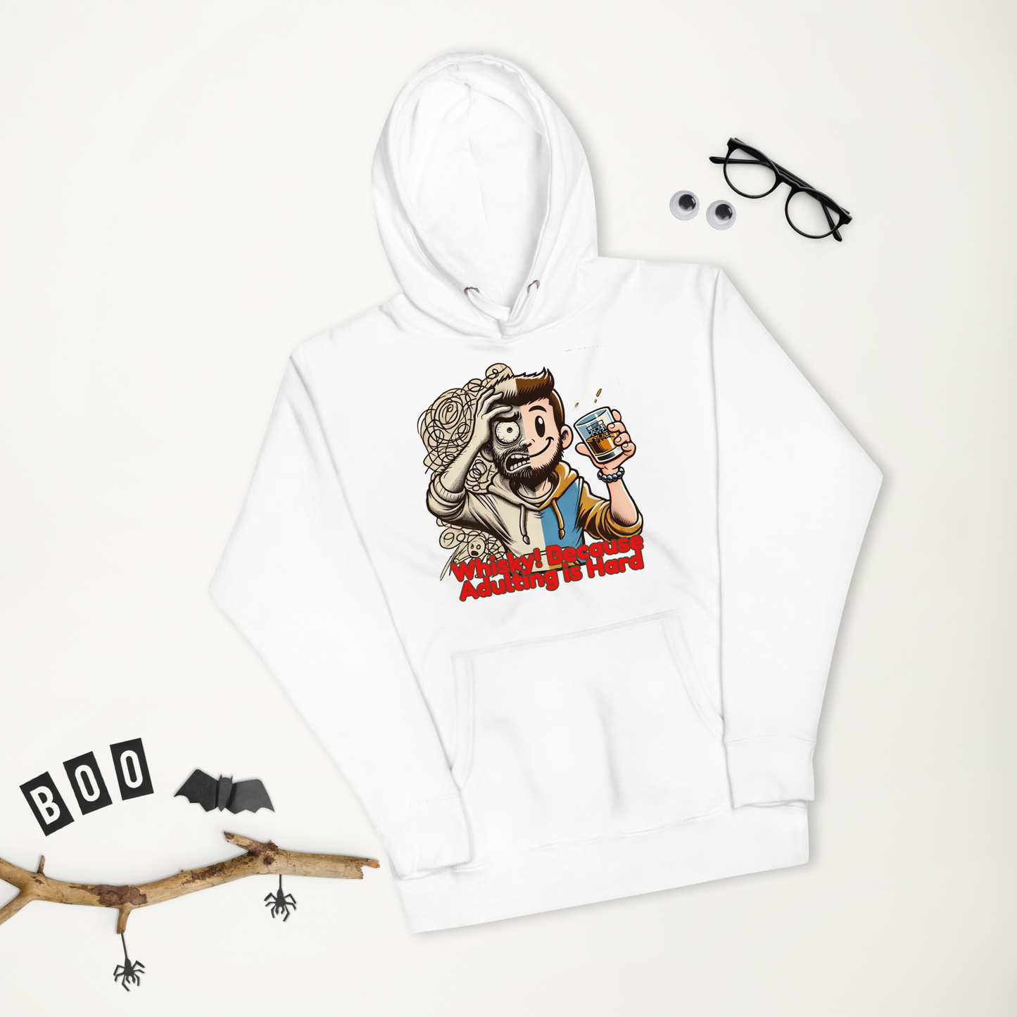 Cellar 8T Whisky - Adulting - Unisex Hoodie image 27