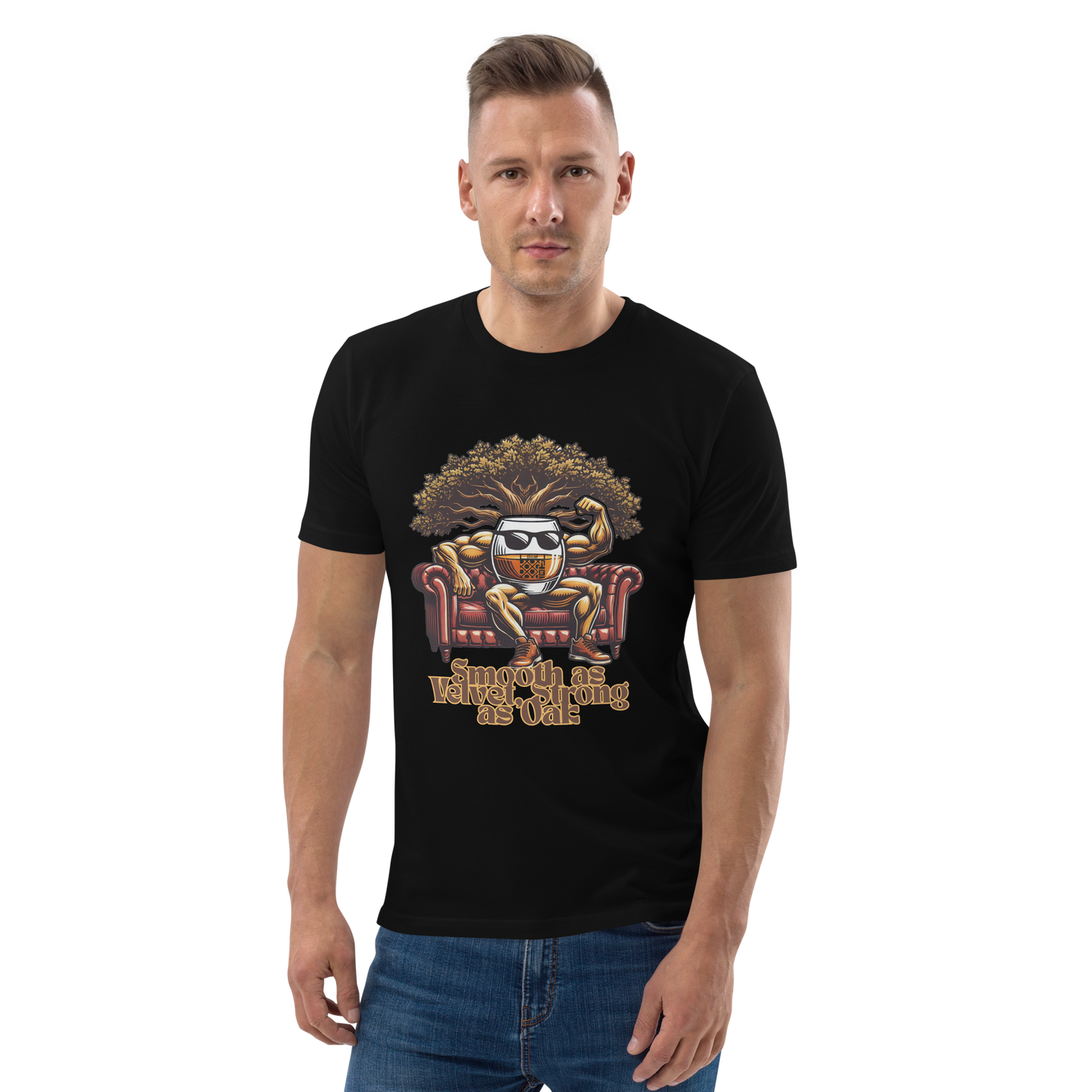 Cellar 8T Whisky - Smooth - Unisex Organic Cotton T-Shirt image 6
