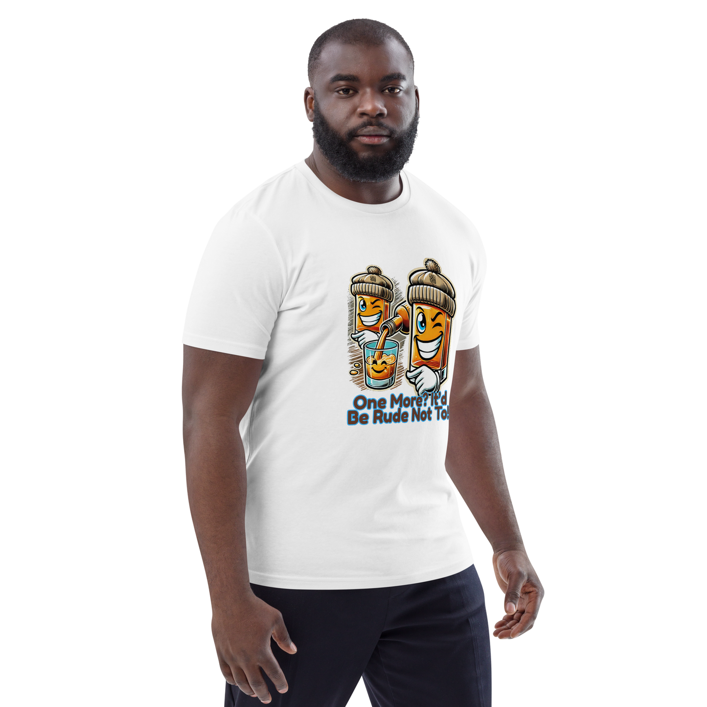 Cellar 8T Whisky - One More - Unisex Organic Cotton T-Shirt image 23
