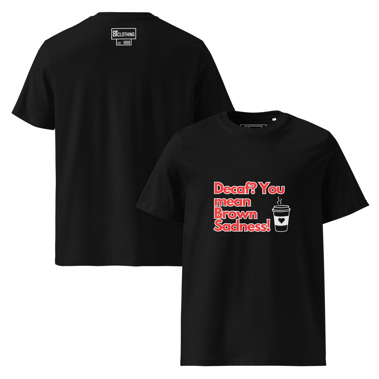 Cellar 8T Coffee - Brown Sadness - Unisex Organic Cotton T-Shirt image 28