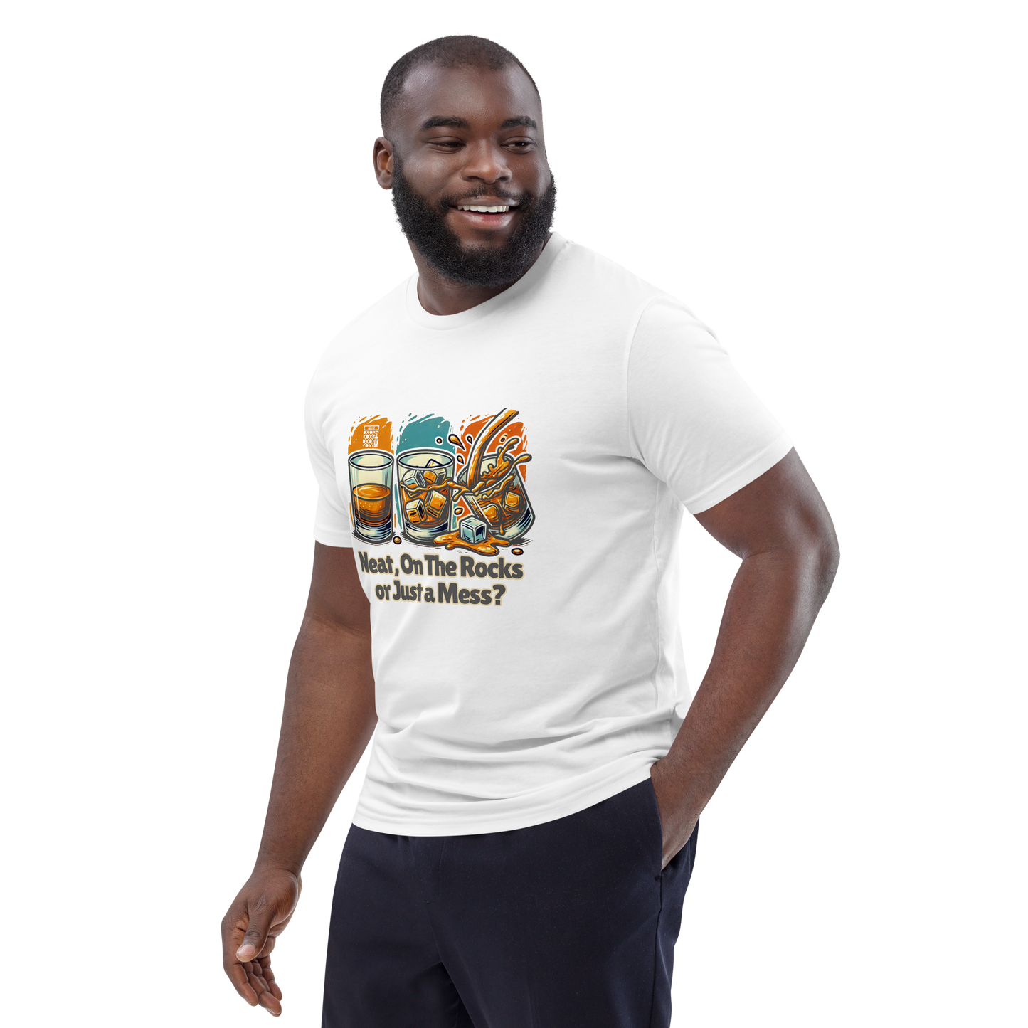 Cellar 8T Whisky - Neat - Unisex Organic Cotton T-Shirt image 1