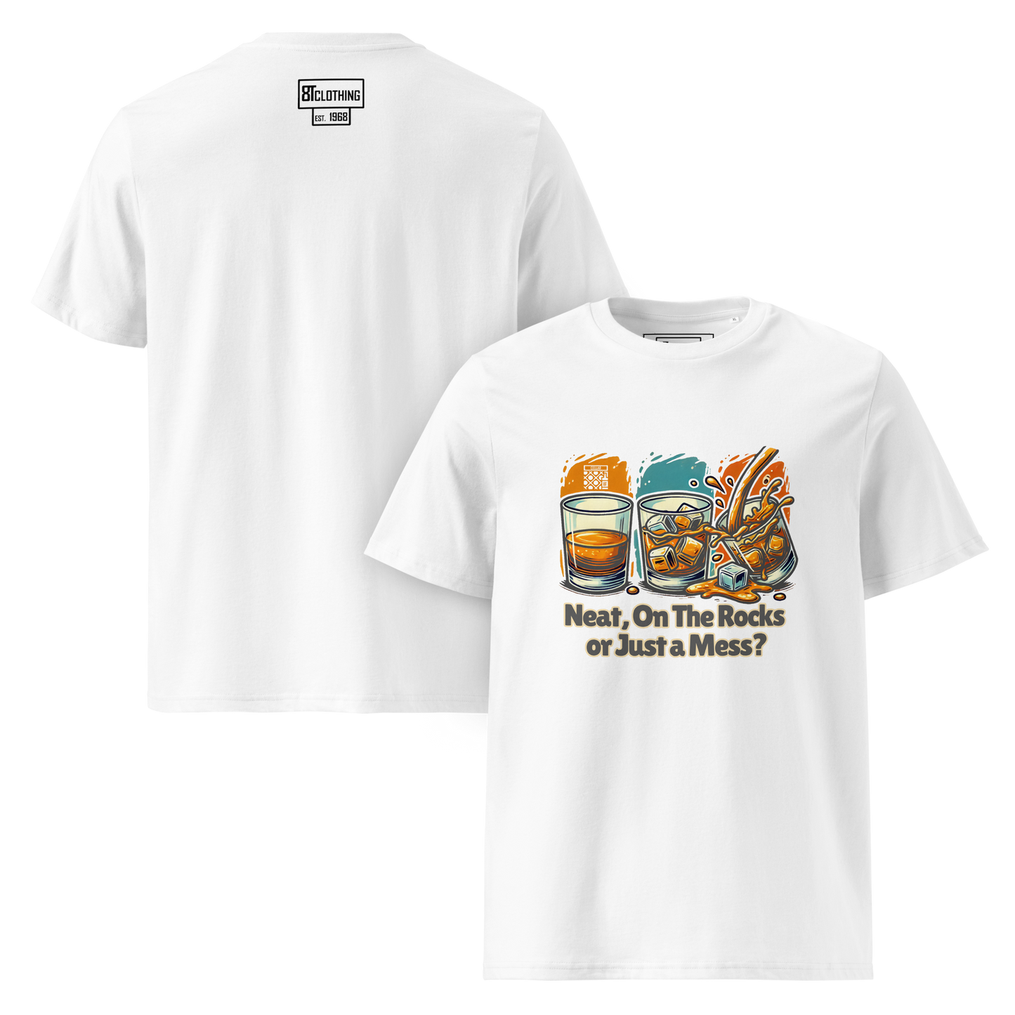 Cellar 8T Whisky - Neat - Unisex Organic Cotton T-Shirt image 14