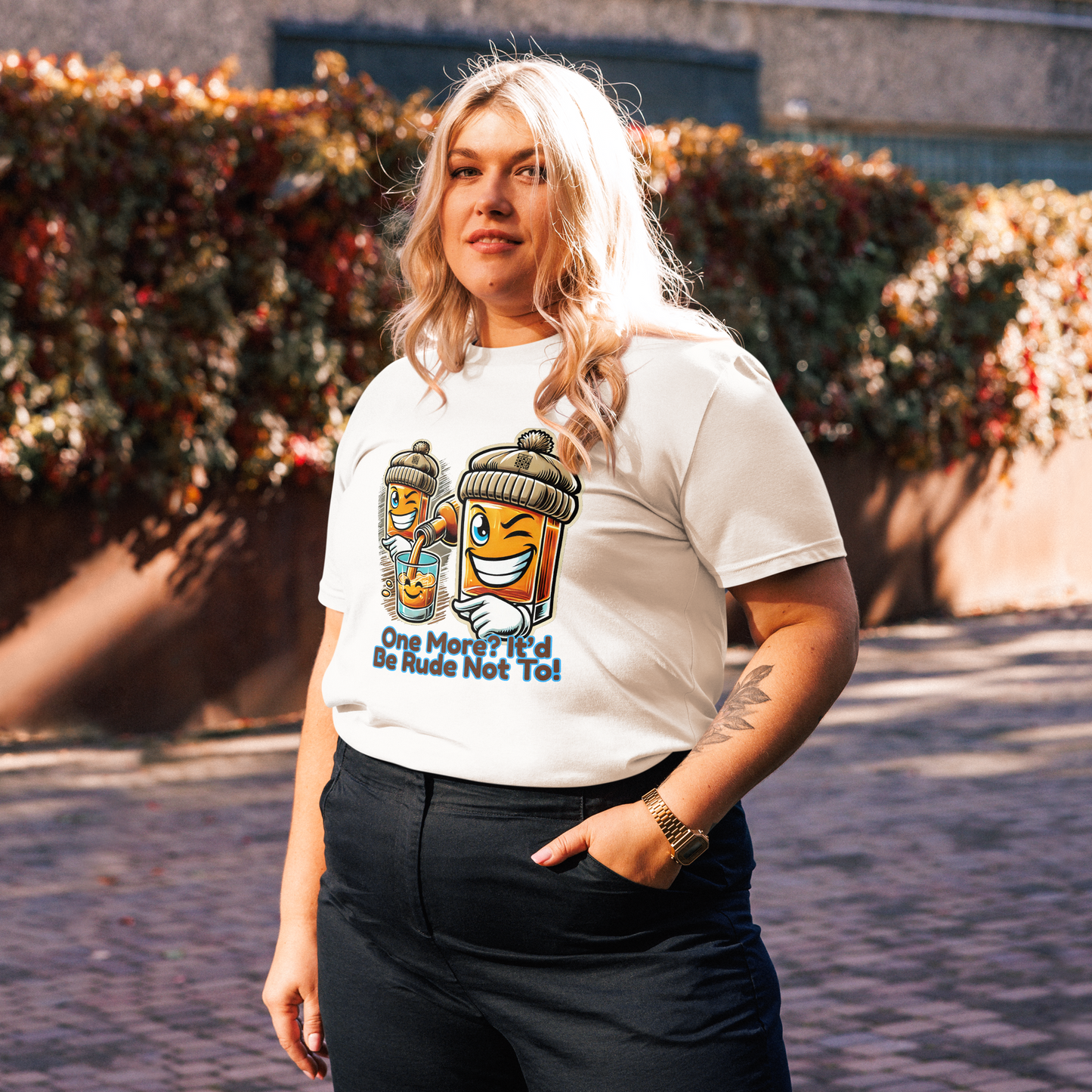 Cellar 8T Whisky - One More - Unisex Organic Cotton T-Shirt image 15