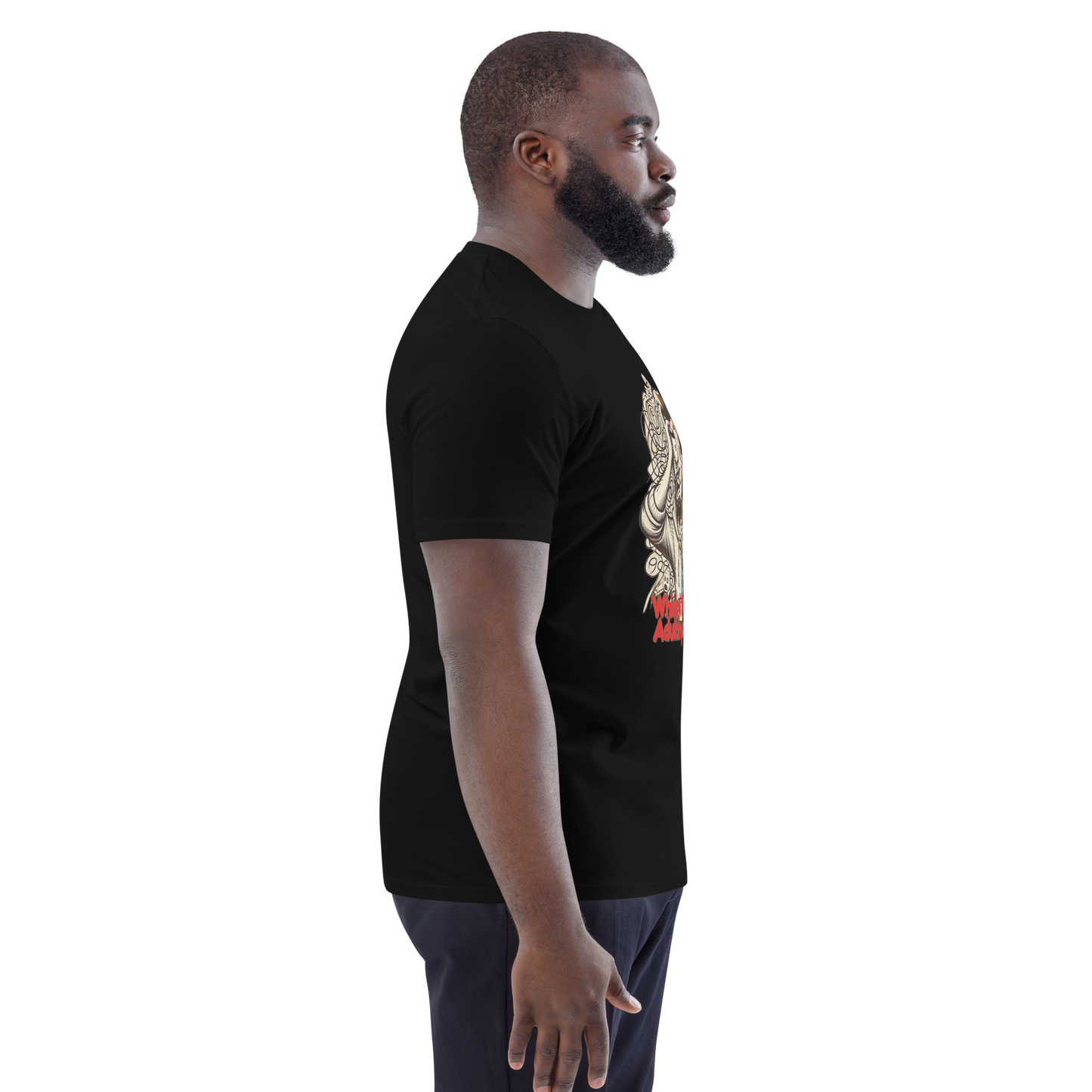 Cellar 8T Whisky - Adulting - Unisex Organic Cotton T-Shirt image 7