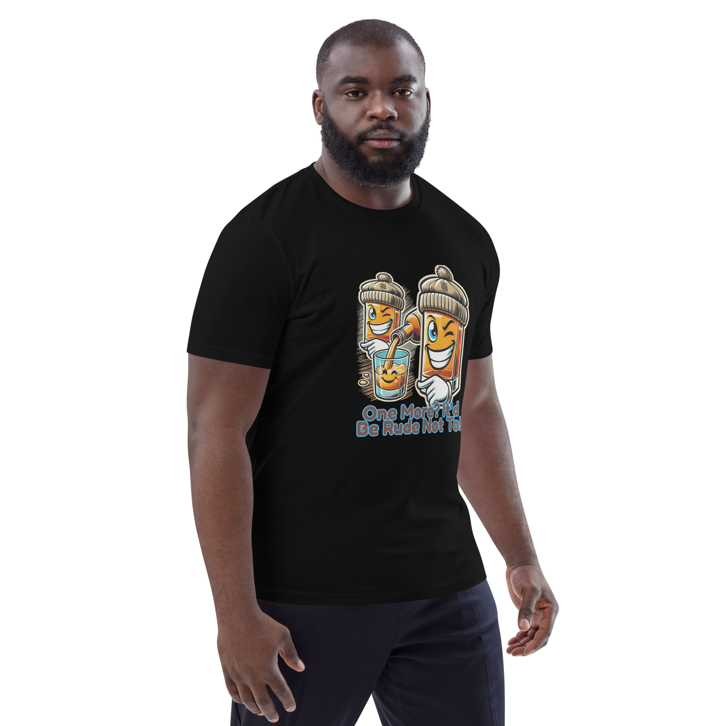 Cellar 8T Whisky - One More - Unisex Organic Cotton T-Shirt image 2