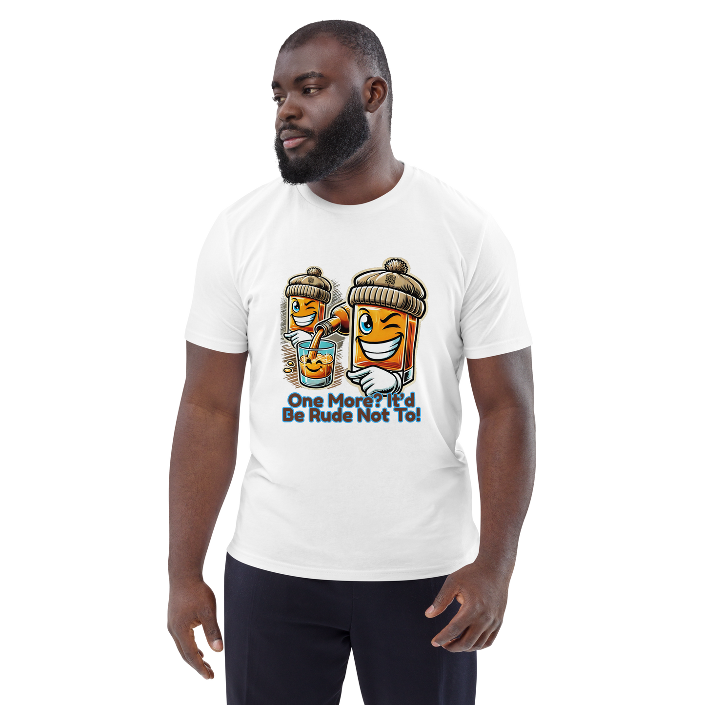 Cellar 8T Whisky - One More - Unisex Organic Cotton T-Shirt image 25