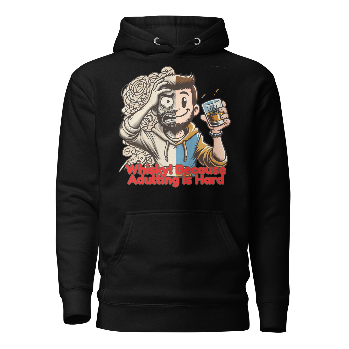 Cellar 8T Whisky - Adulting - Unisex Hoodie image 26