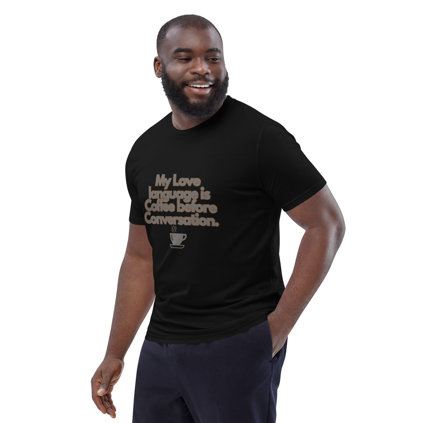 Cellar 8T Coffee - Love Language - Unisex Organic Cotton T-Shirt image 16