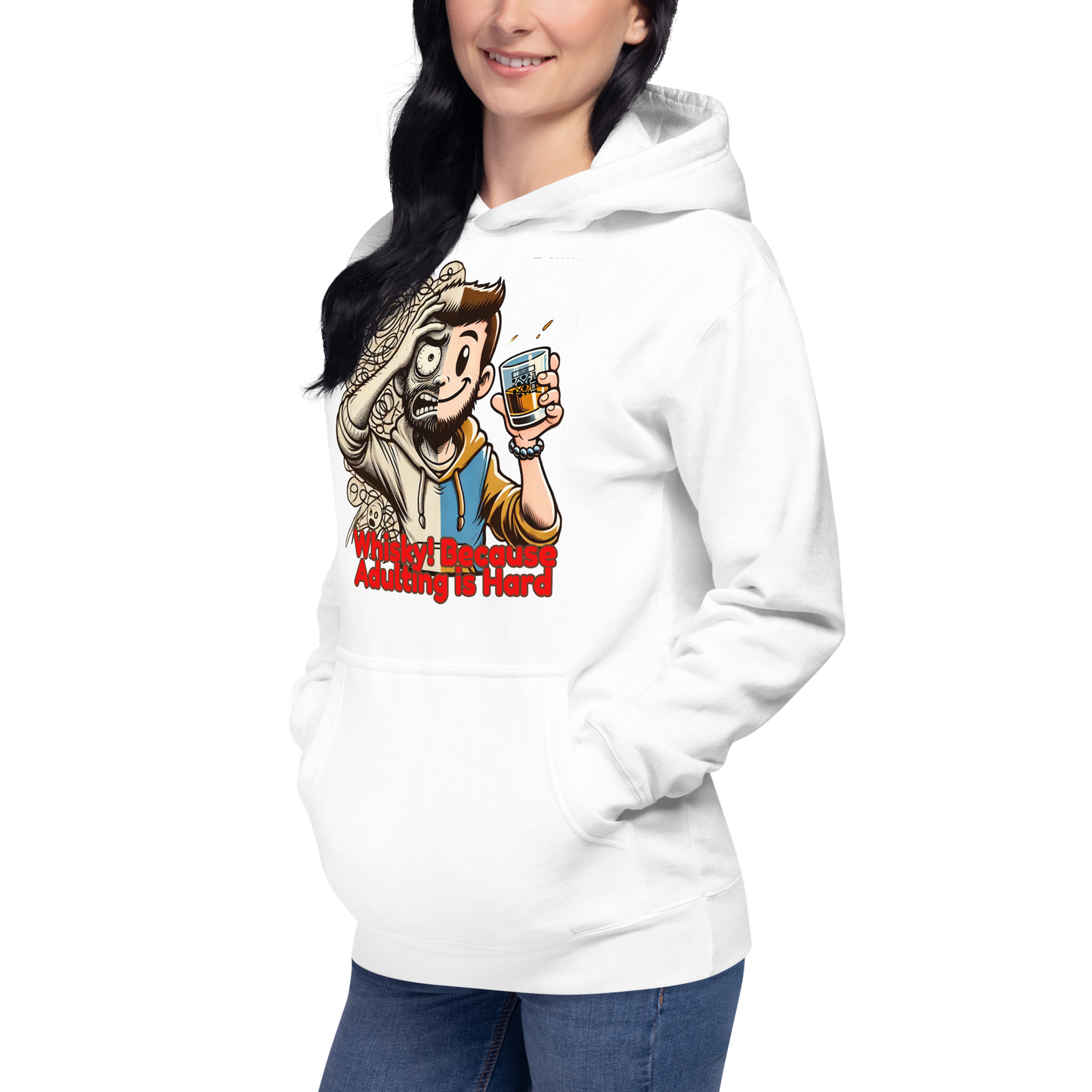 Cellar 8T Whisky - Adulting - Unisex Hoodie image 7