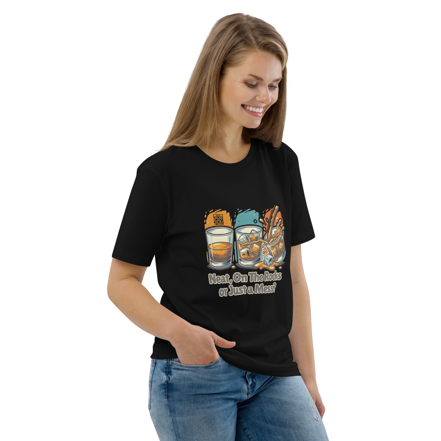 Cellar 8T Whisky - Neat - Unisex Organic Cotton T-Shirt image 5