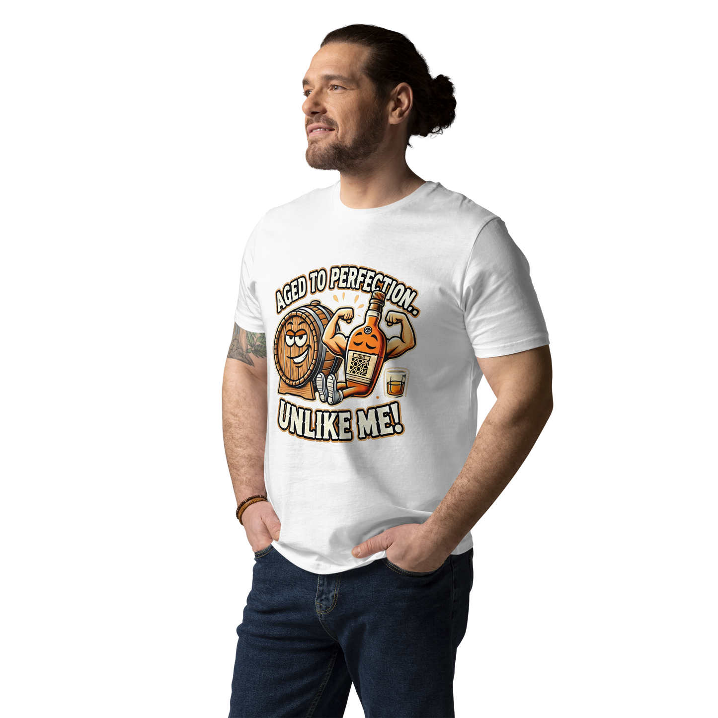Cellar 8T Whisky - Aged - Unisex Organic Cotton T-Shirt image 6