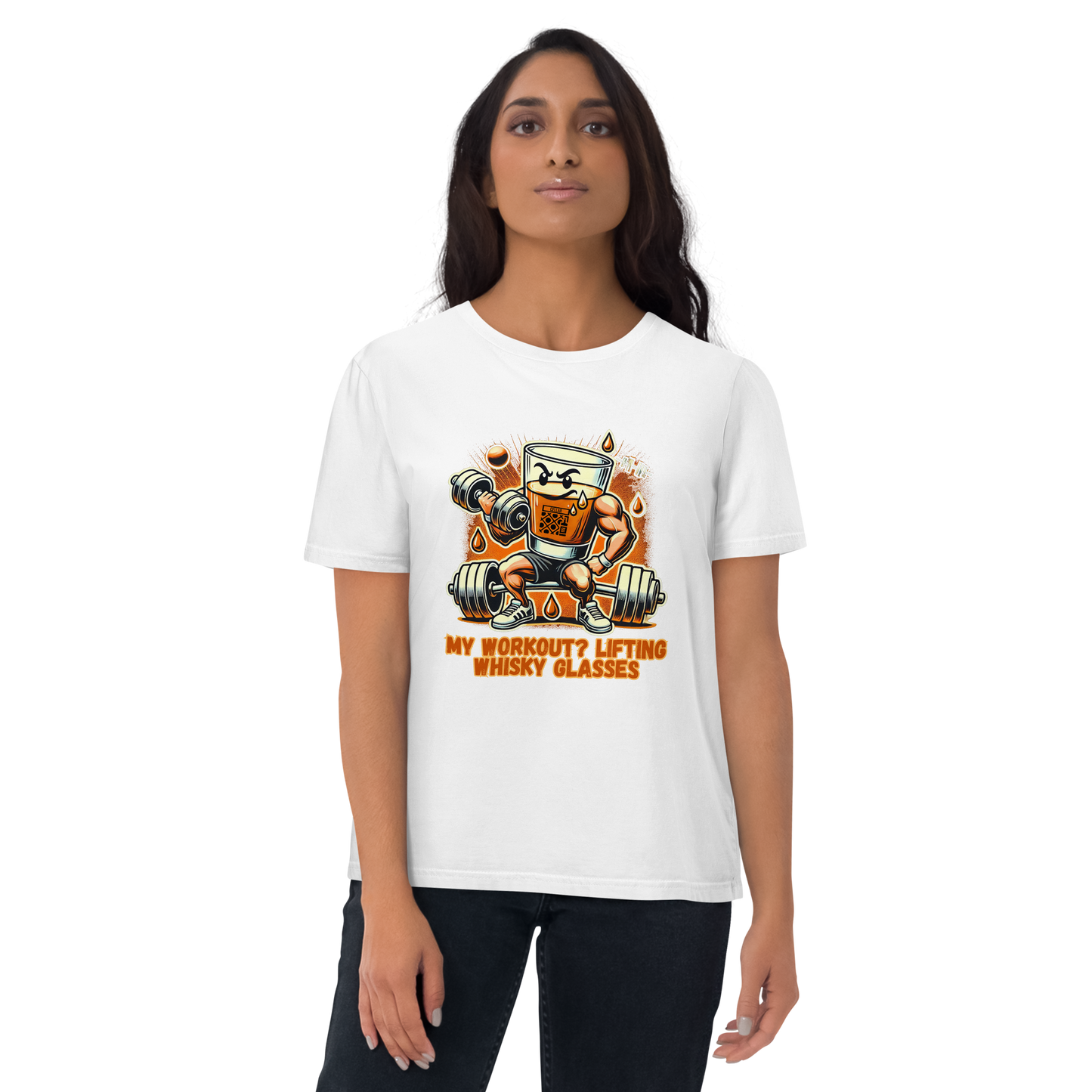 Cellar 8T Whisky - Workout - Unisex Organic Cotton T-Shirt image 0