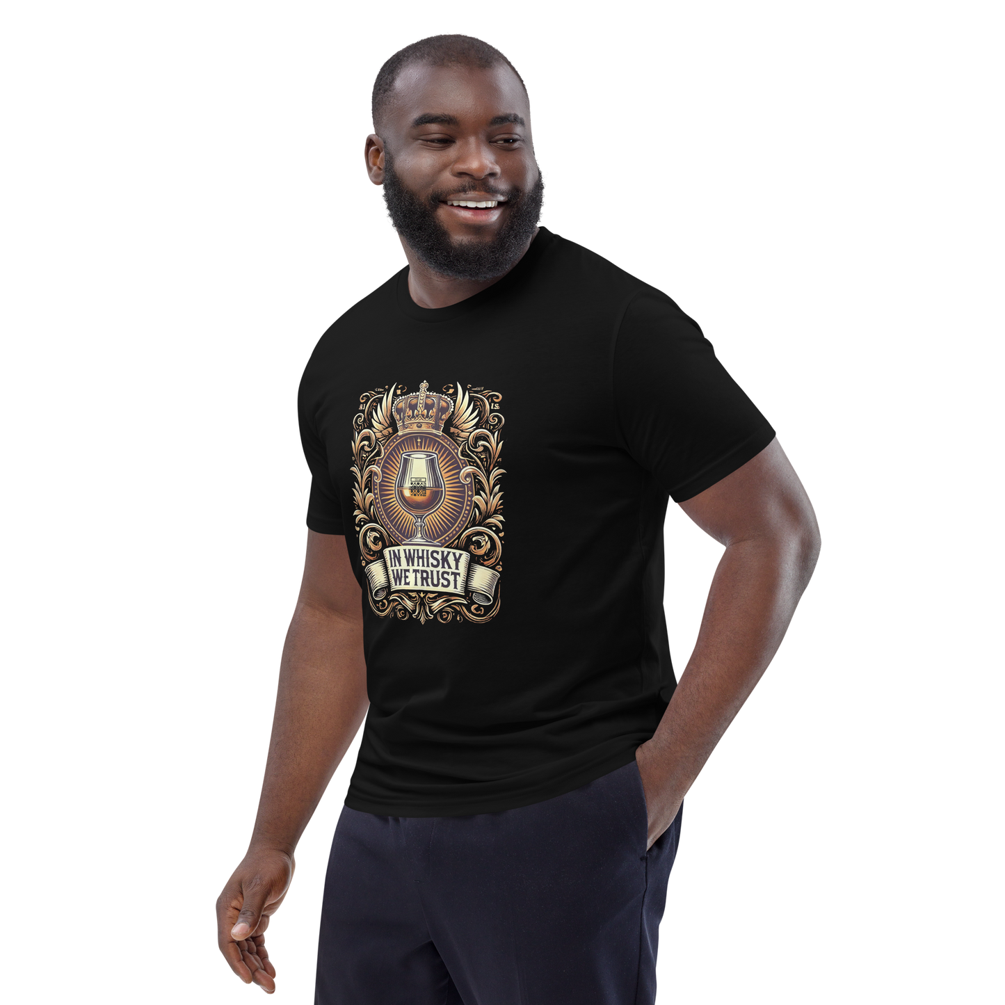 Cellar 8T Whisky - Trust - Unisex Organic Cotton T-Shirt image 4