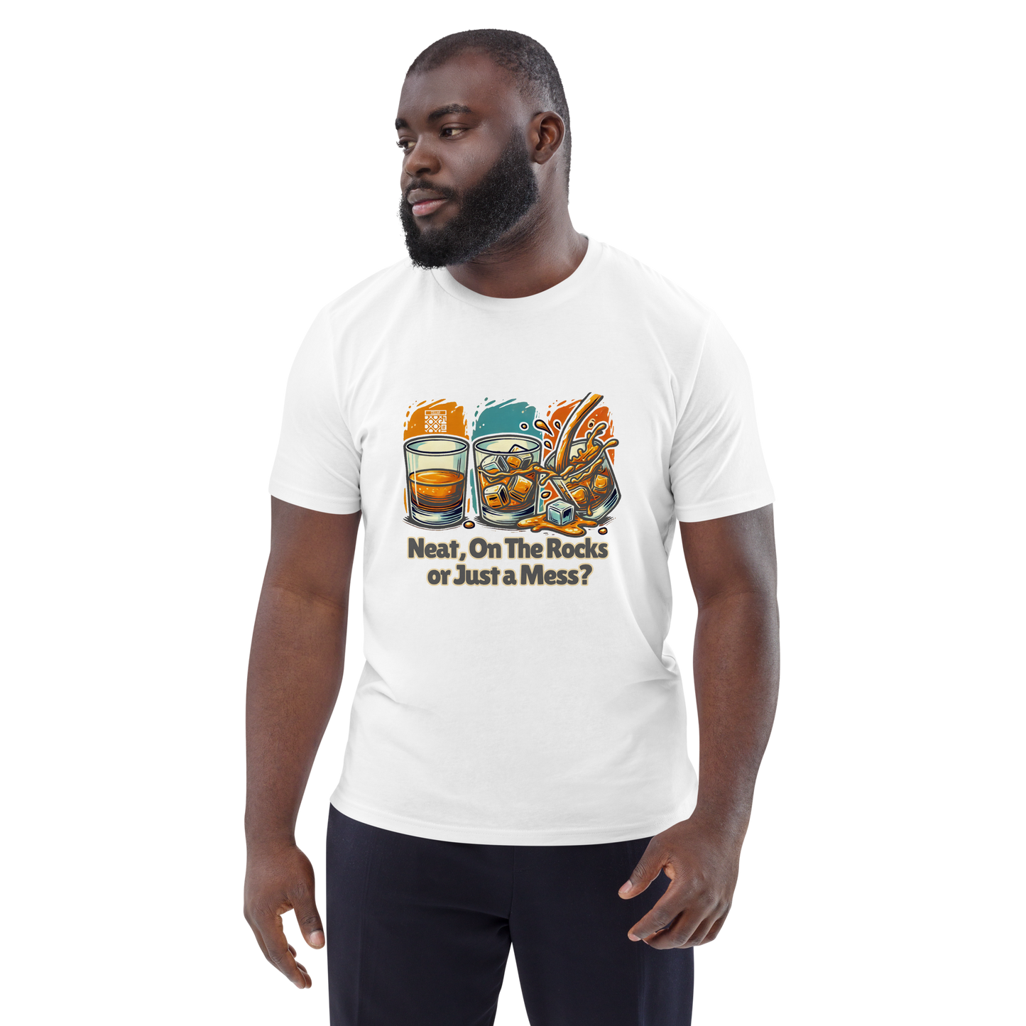 Cellar 8T Whisky - Neat - Unisex Organic Cotton T-Shirt image 0