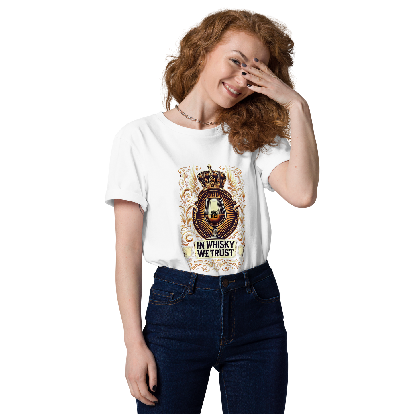 Cellar 8T Whisky - Trust - Unisex Organic Cotton T-Shirt image 7