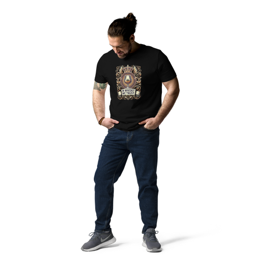 Cellar 8T Whisky - Trust - Unisex Organic Cotton T-Shirt image 1