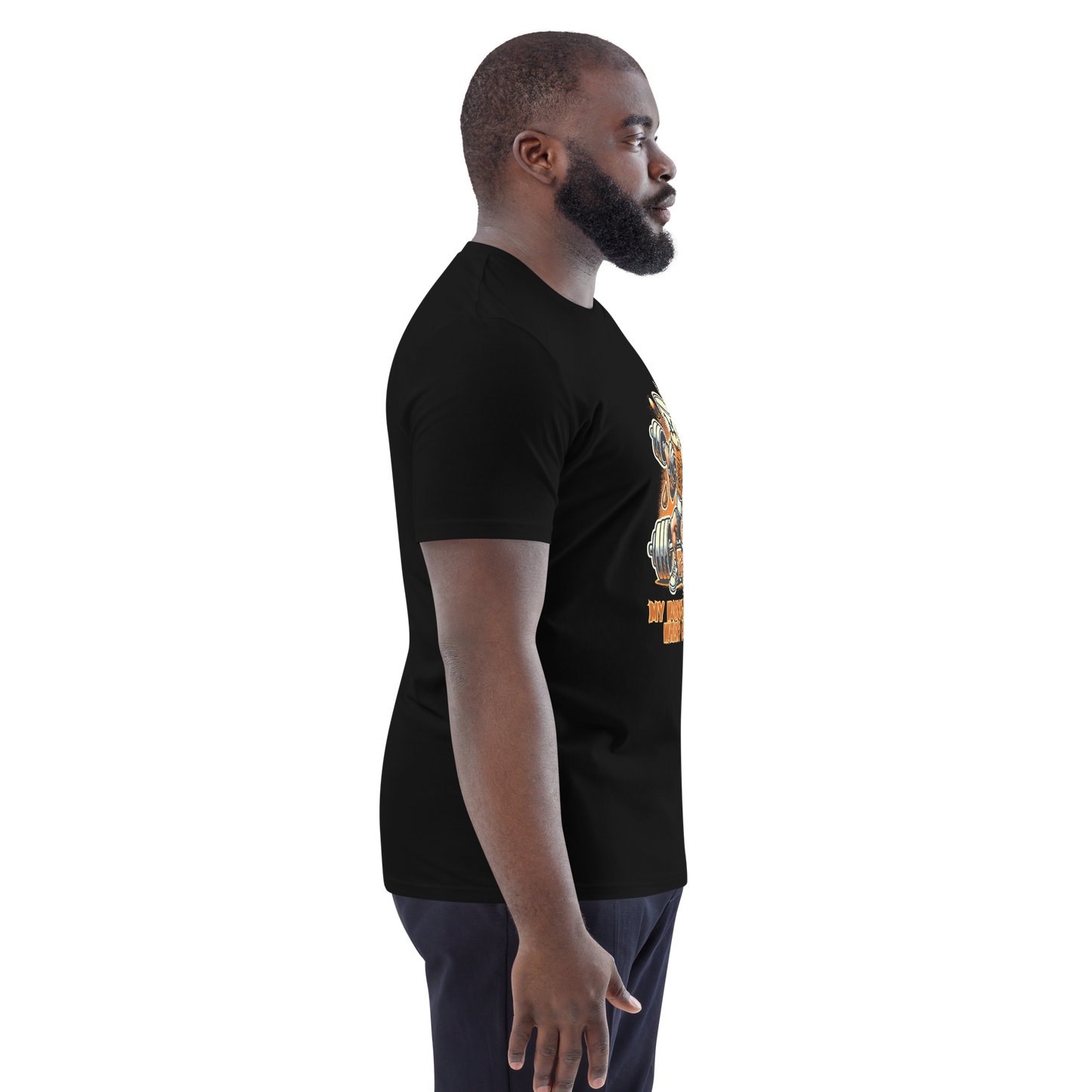 Cellar 8T Whisky - Workout - Unisex Organic Cotton T-Shirt image 6