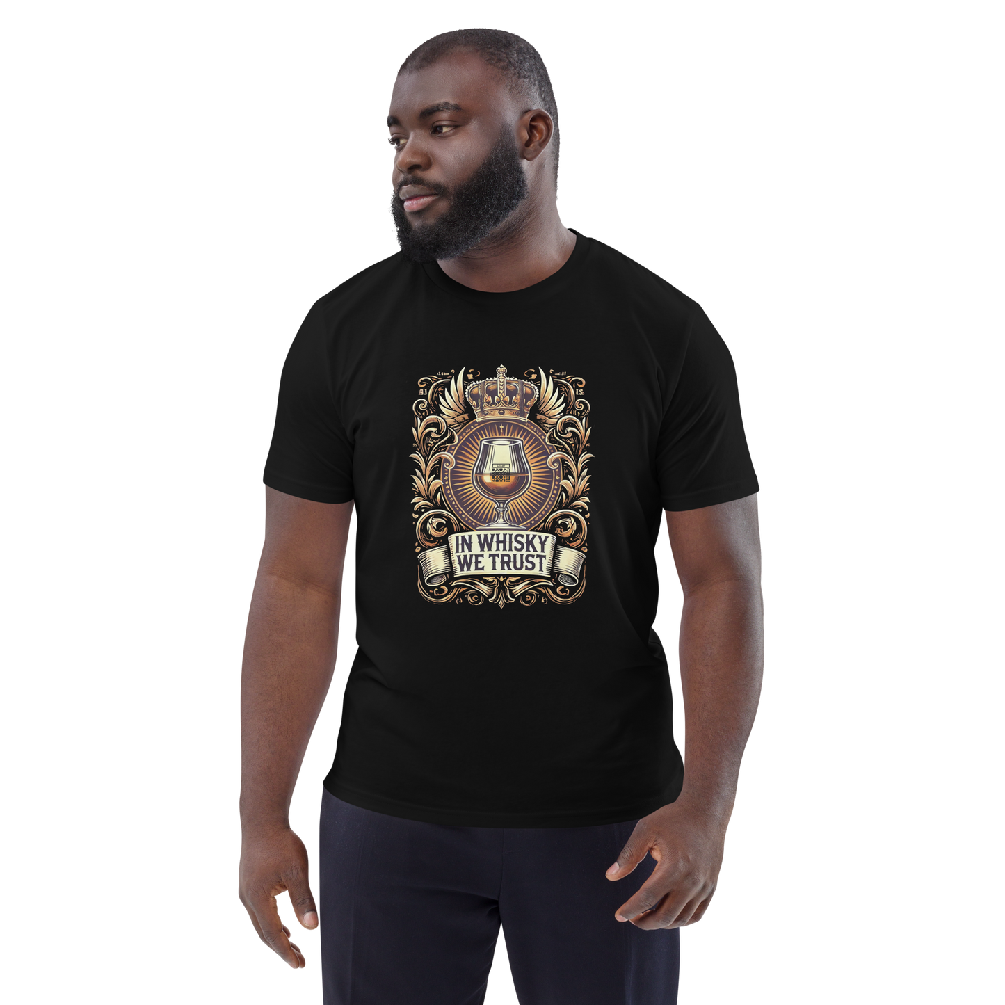 Cellar 8T Whisky - Trust - Unisex Organic Cotton T-Shirt image 2