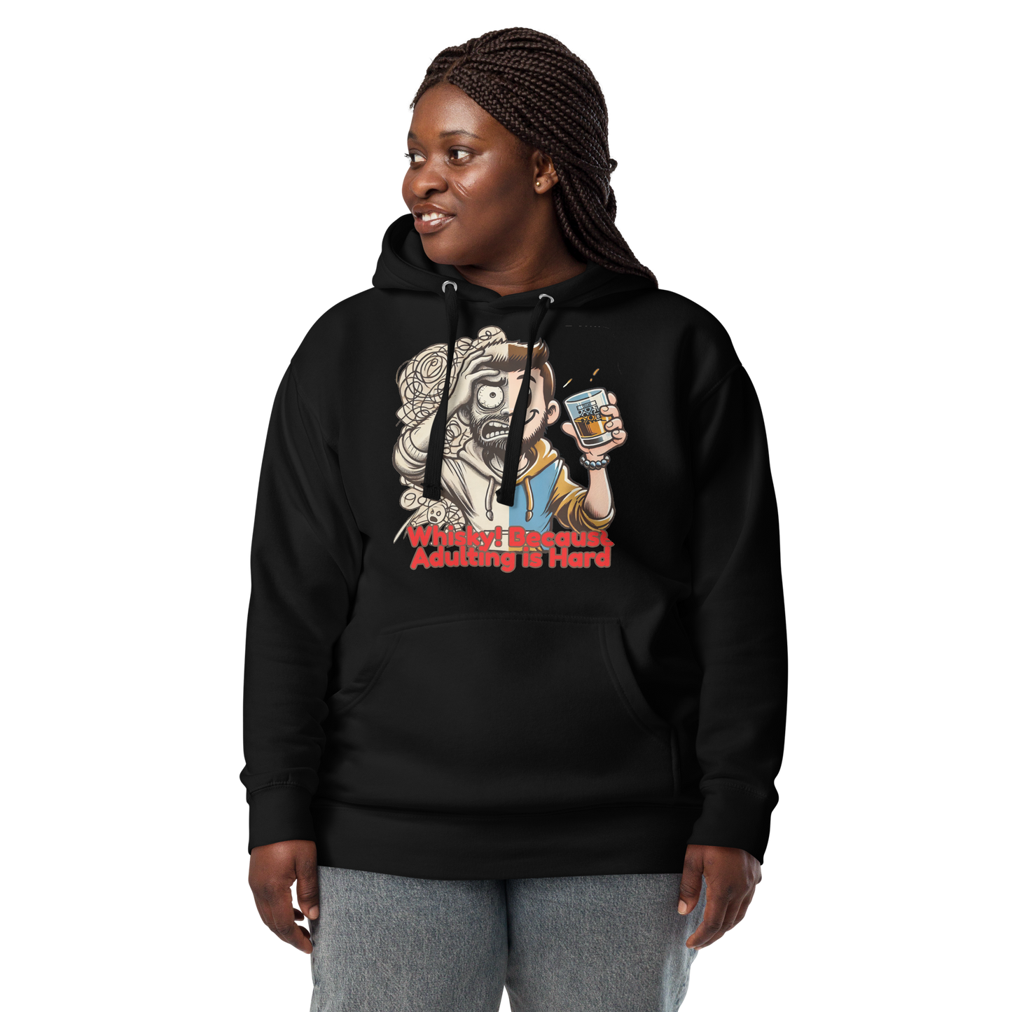 Cellar 8T Whisky - Adulting - Unisex Hoodie image 18