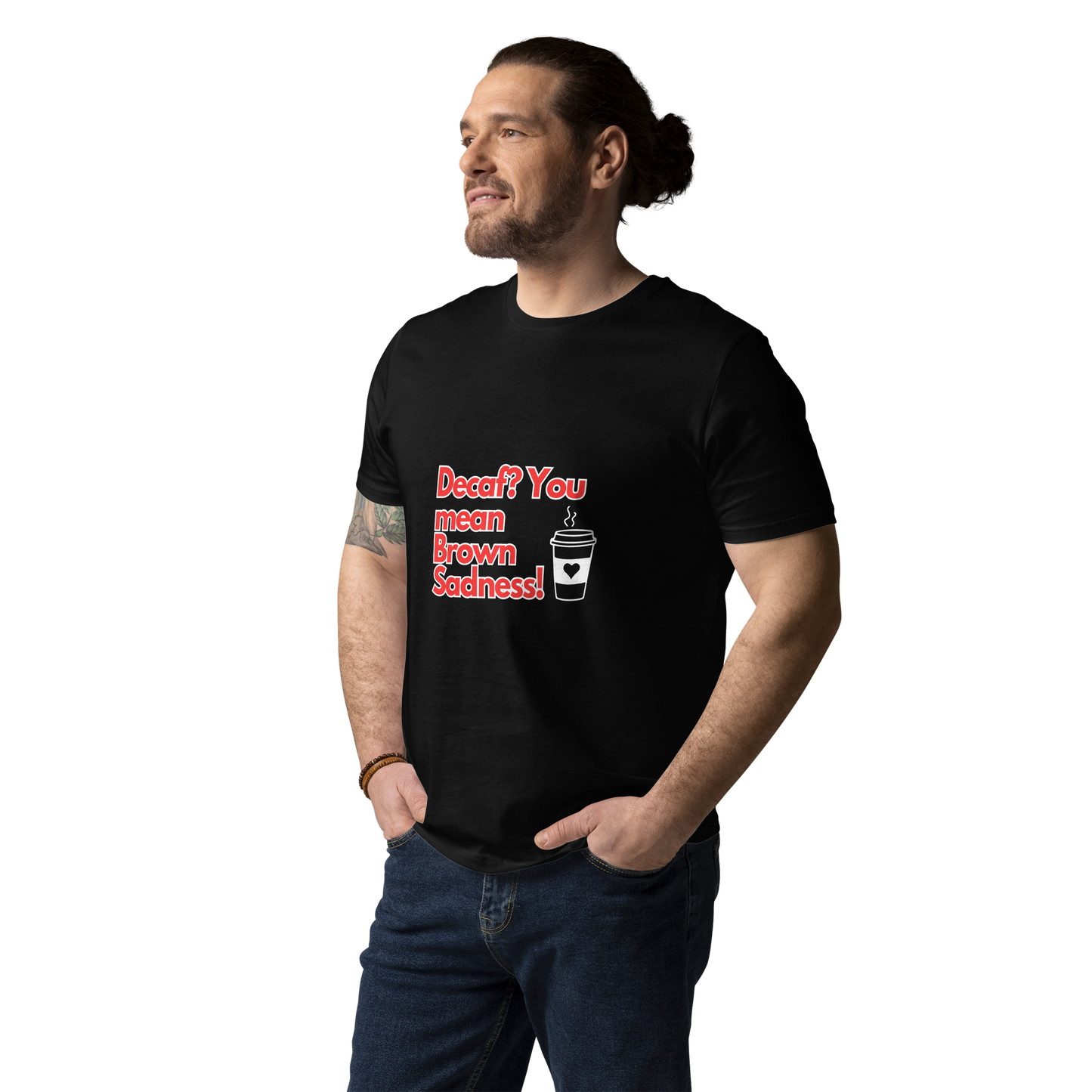 Cellar 8T Coffee - Brown Sadness - Unisex Organic Cotton T-Shirt image 21