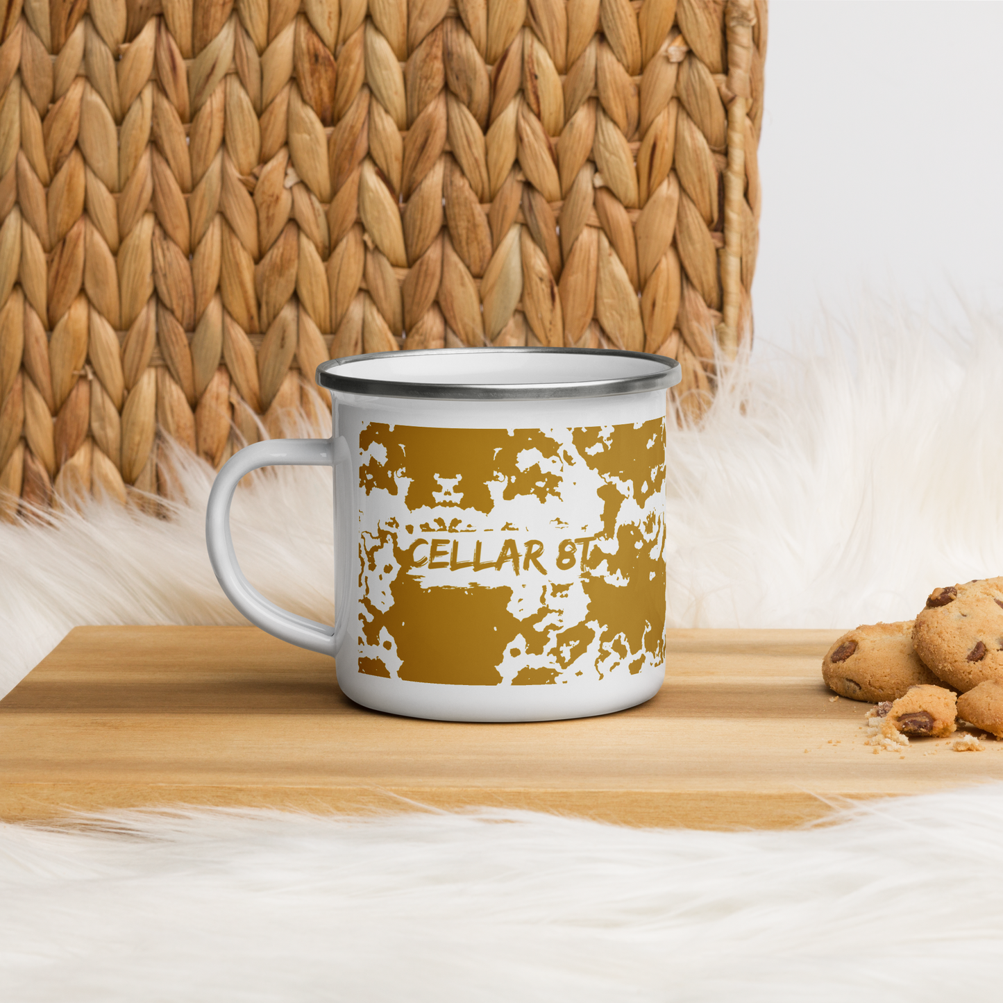 Cellar 8T - Smoked Honey Gold - Enamel Mug