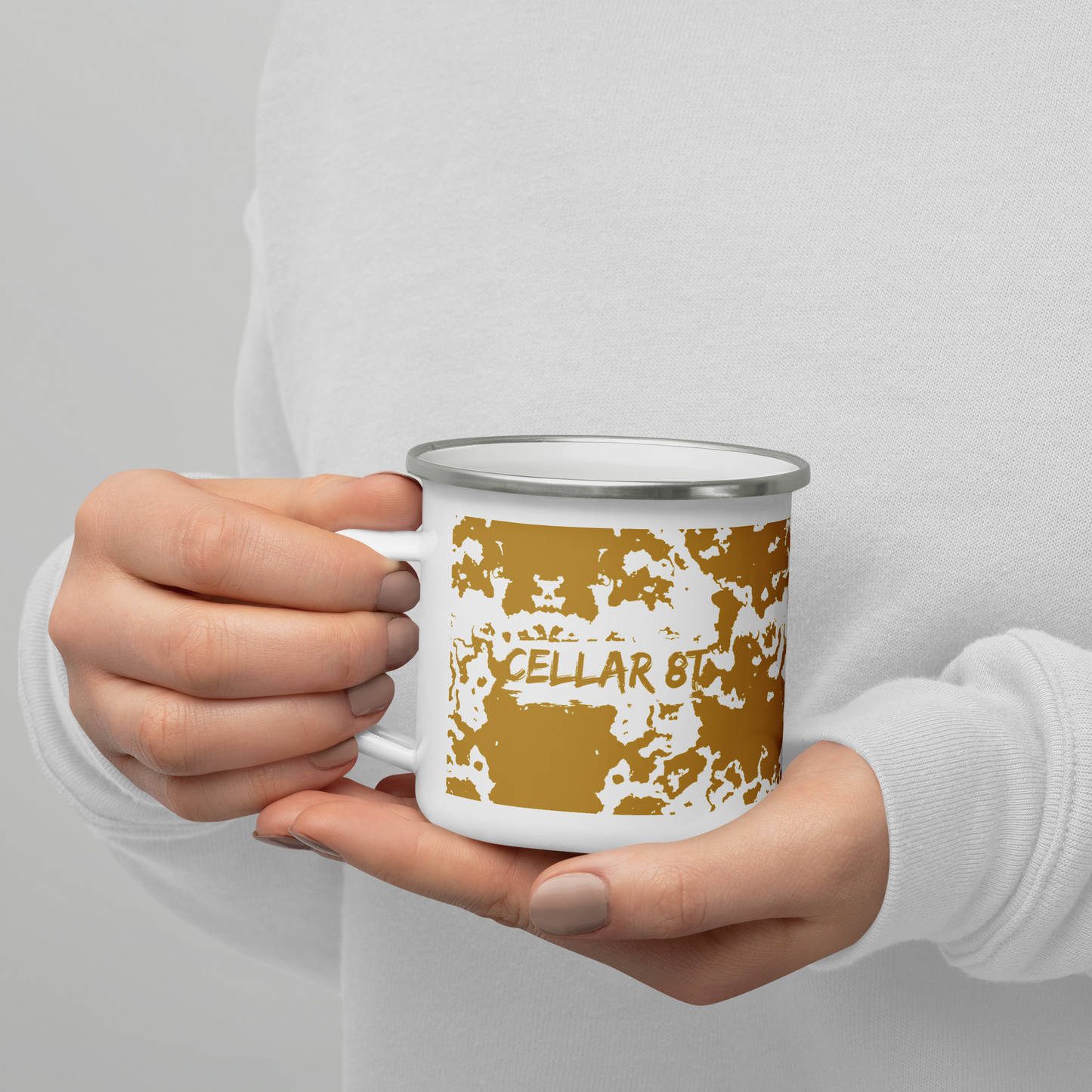 Cellar 8T - Smoked Honey Gold - Enamel Mug