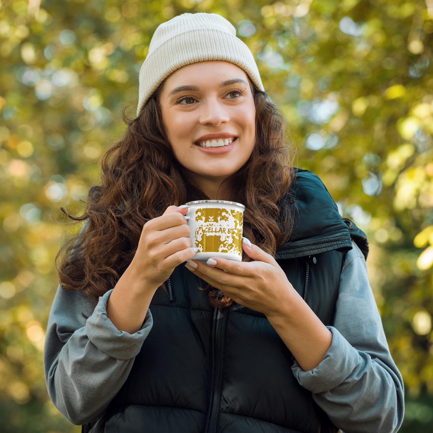 Cellar 8T - Smoked Honey Gold - Enamel Mug