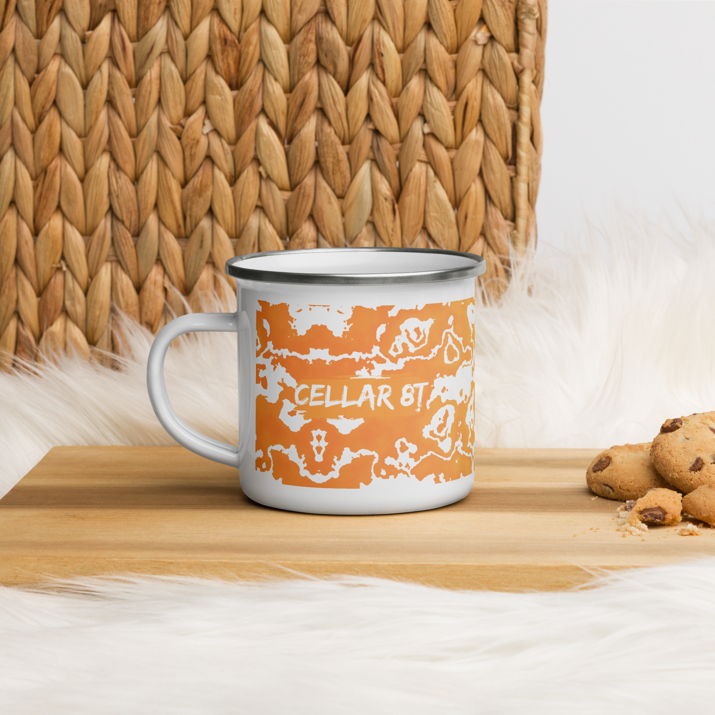 Cellar 8T - Golden Ember - Enamel Mug